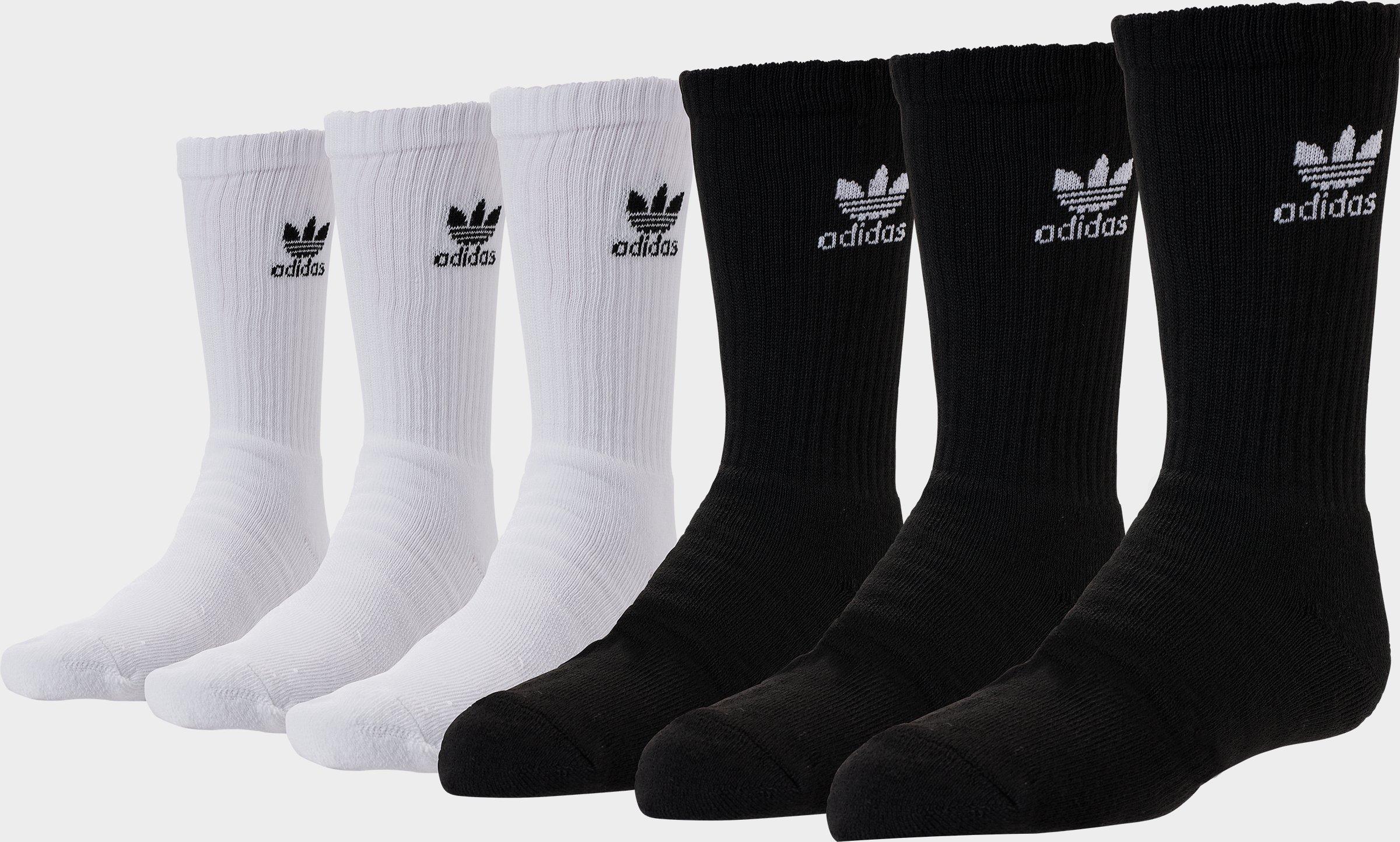 black adidas sock