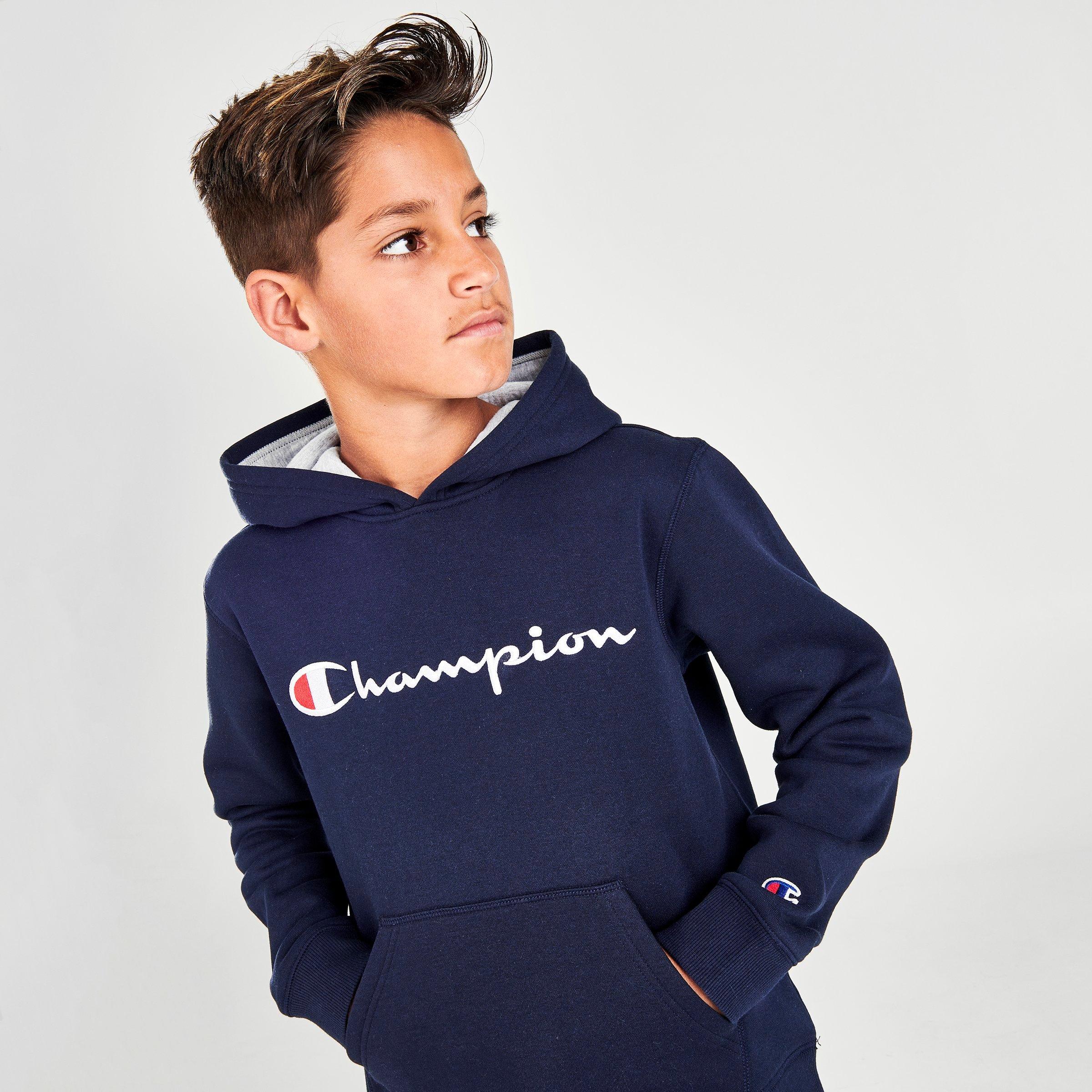 Champion legacy overhead fleece hoodie junior sale