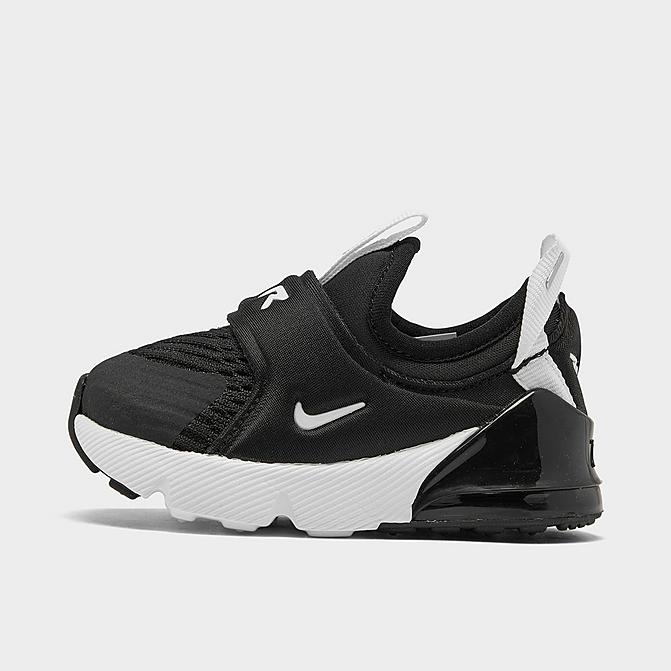 Right view of Kids' Toddler Nike Air Max 270 Extreme Casual Shoes in Black/​White Click to zoom