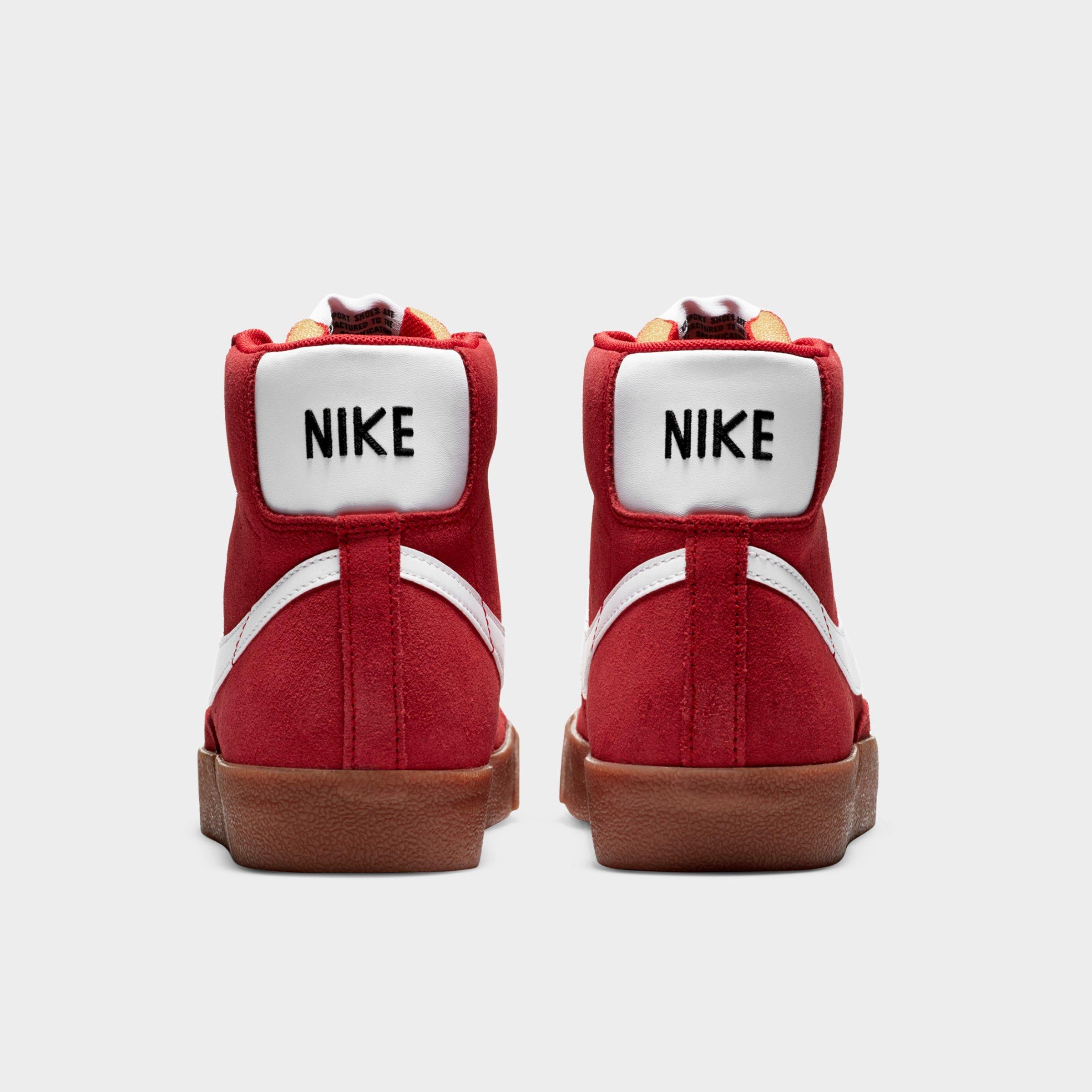 nike blazer mid 77 suede red