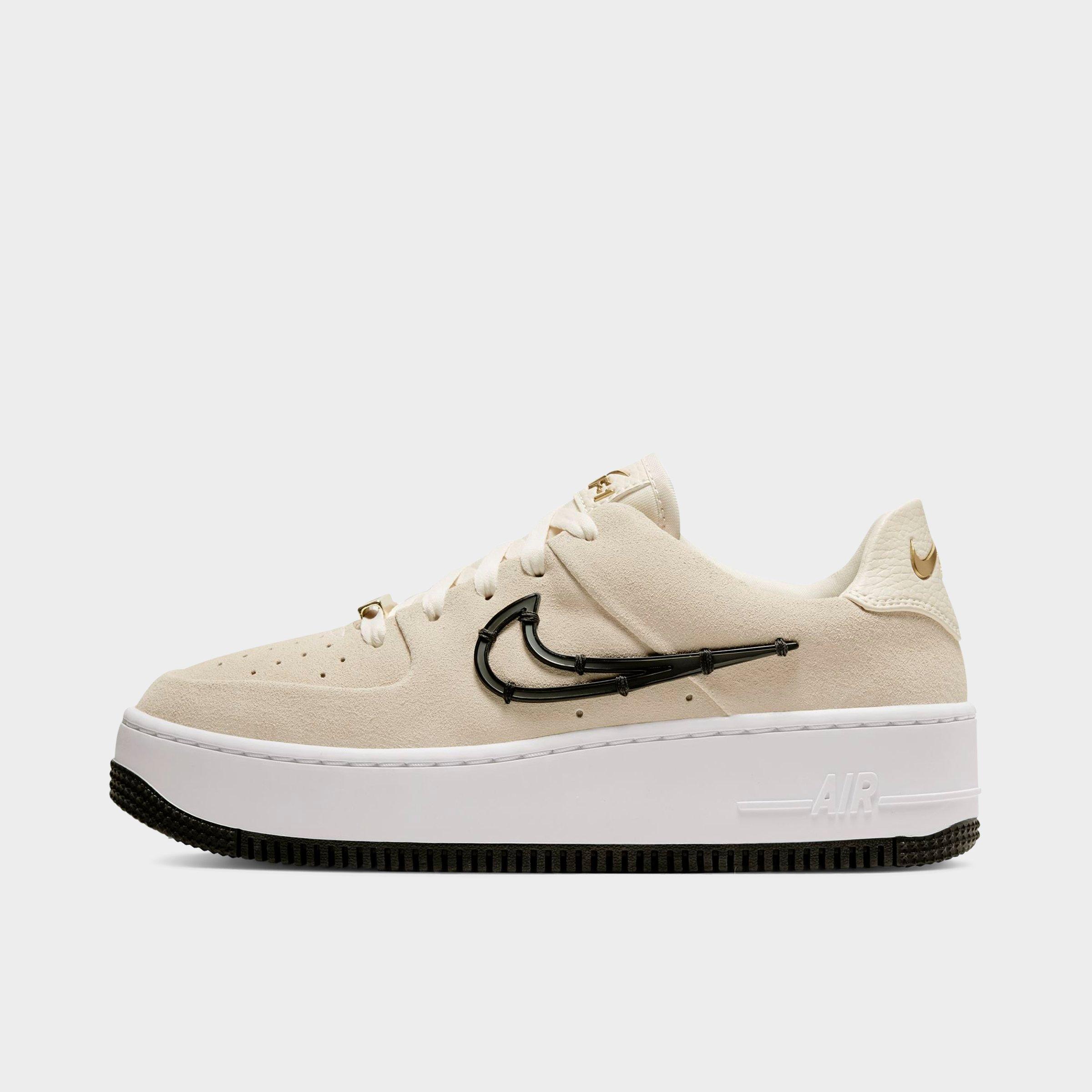 nike ivory gum sole air force 1 sage low trainers