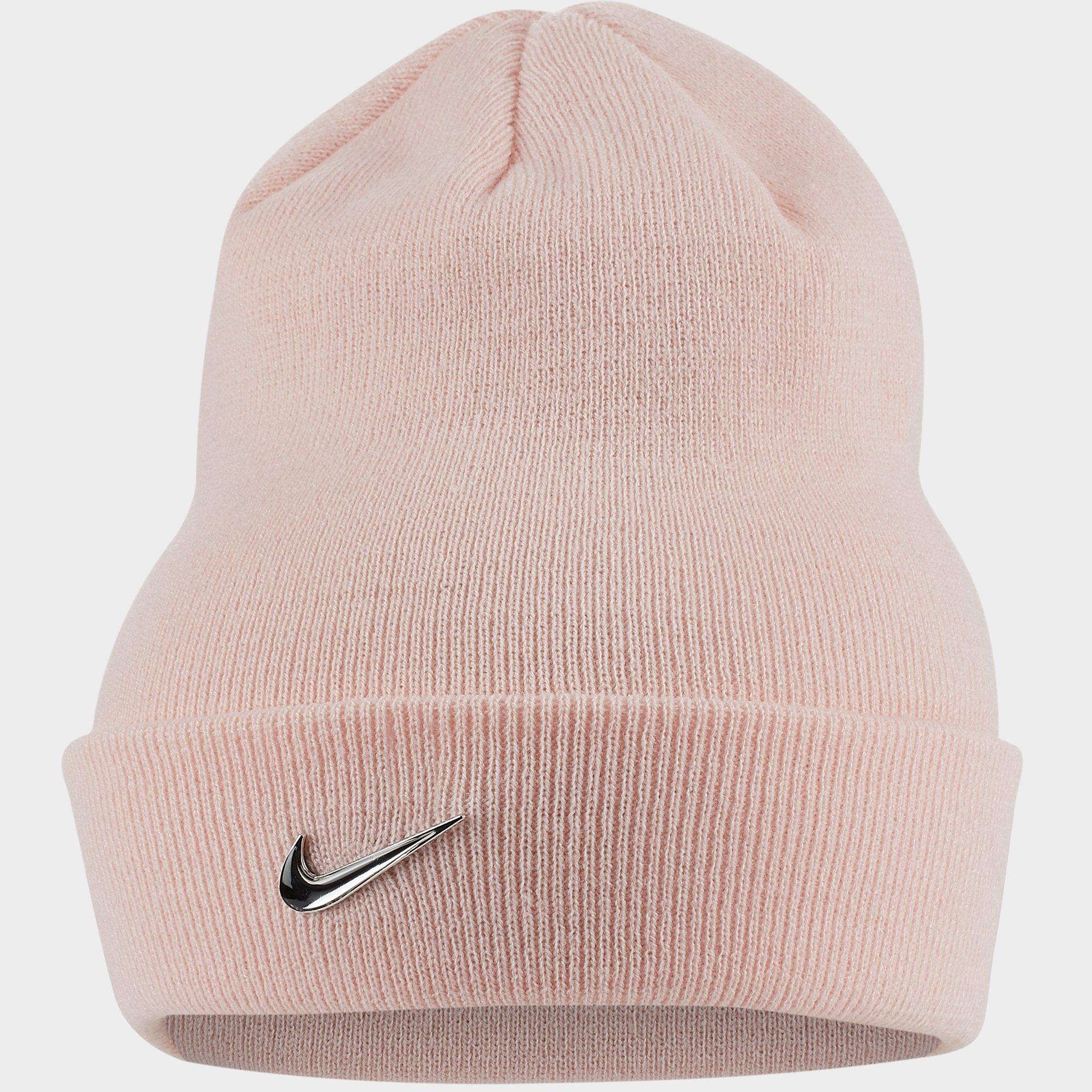 pink nike beanie