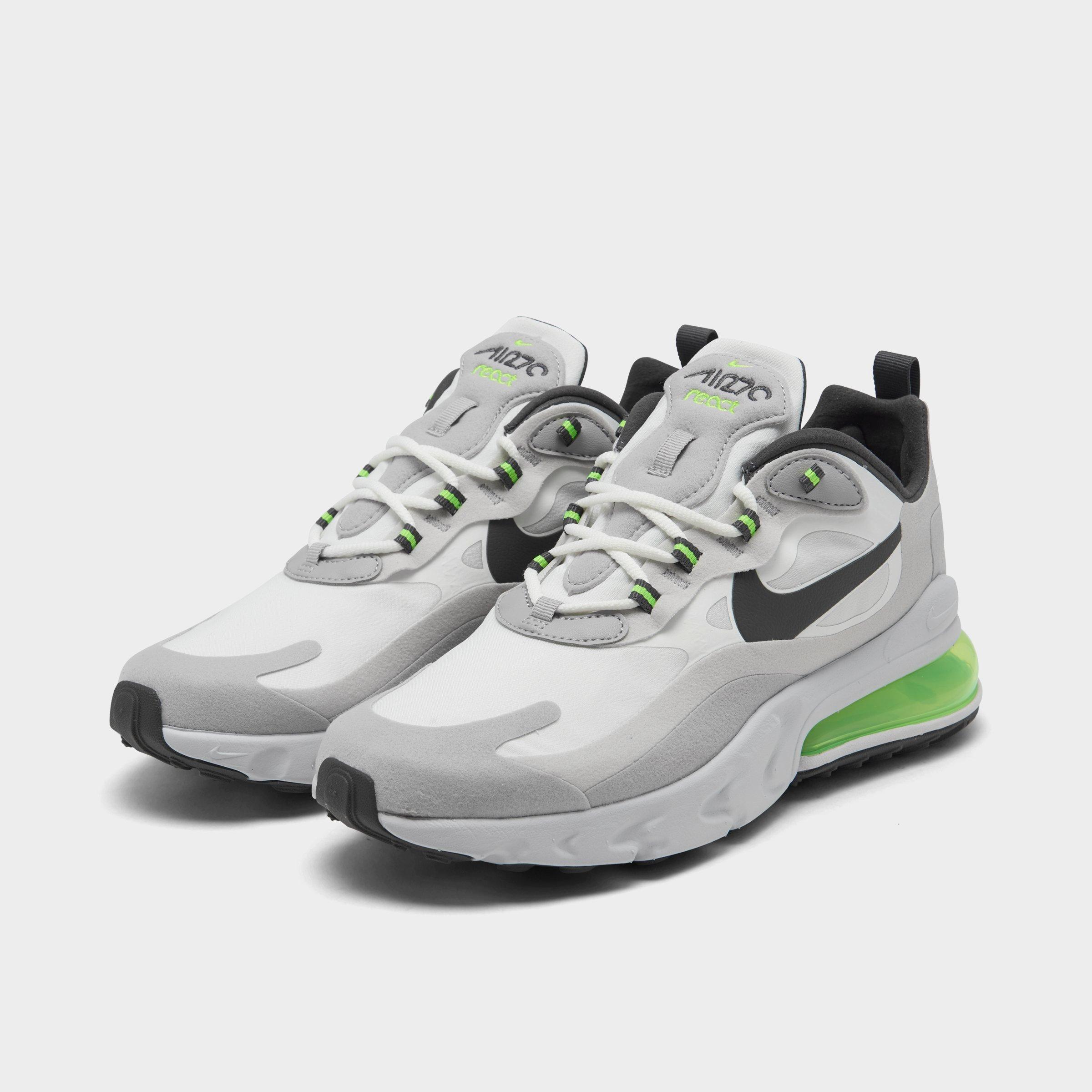 nike men's air max 270 react grey sneaker