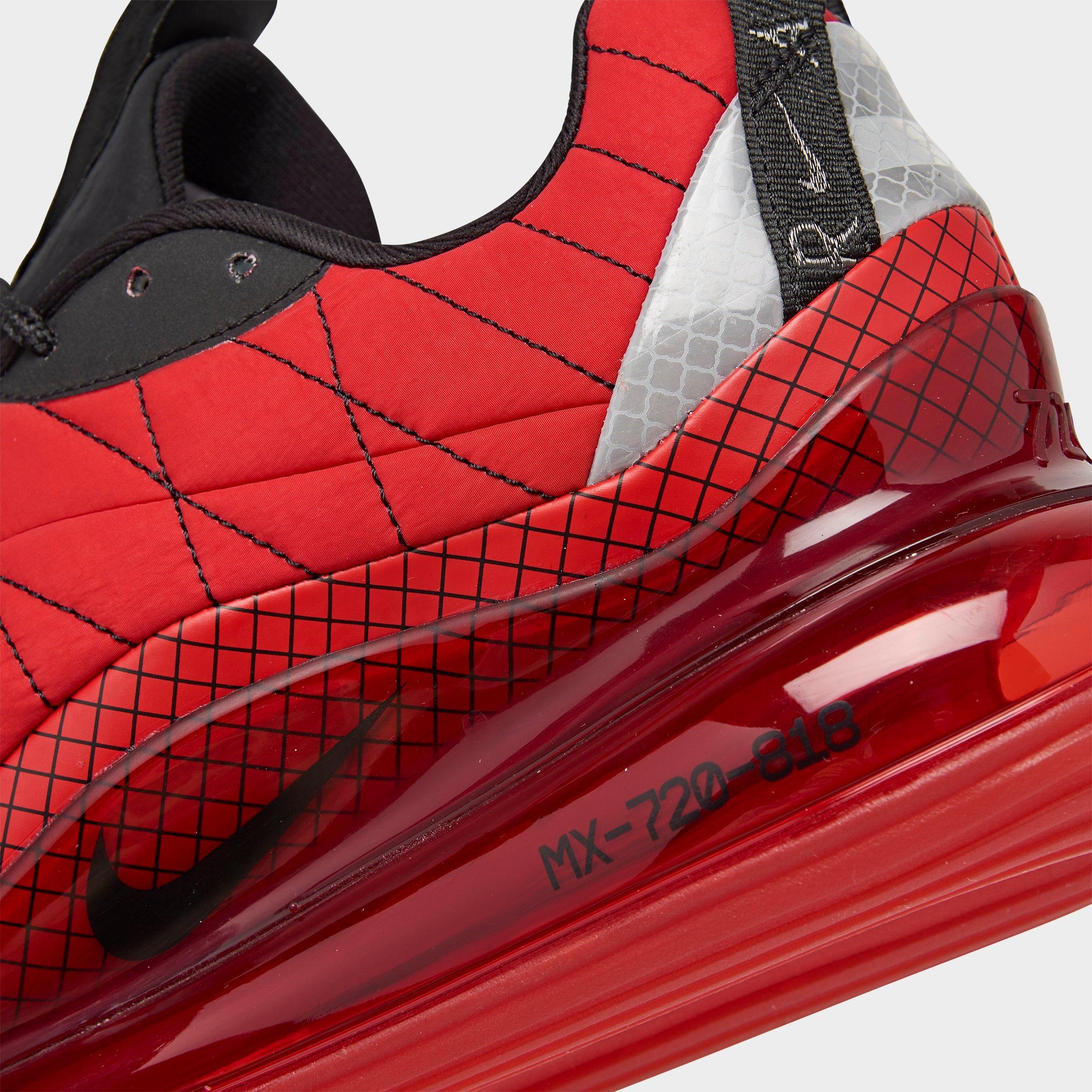 nike mx 720 818 university red black