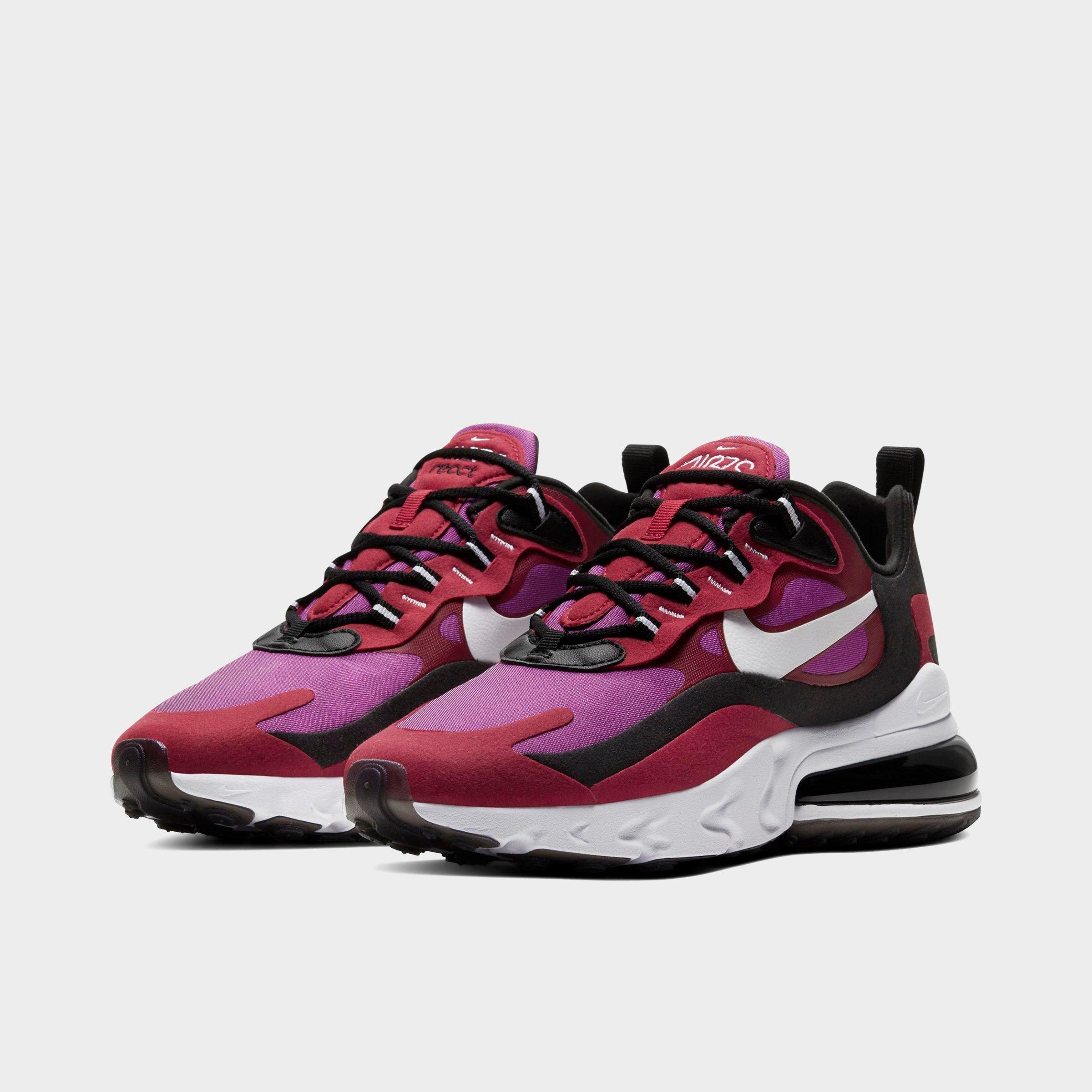 women's air max 270 react casual shoes in purple