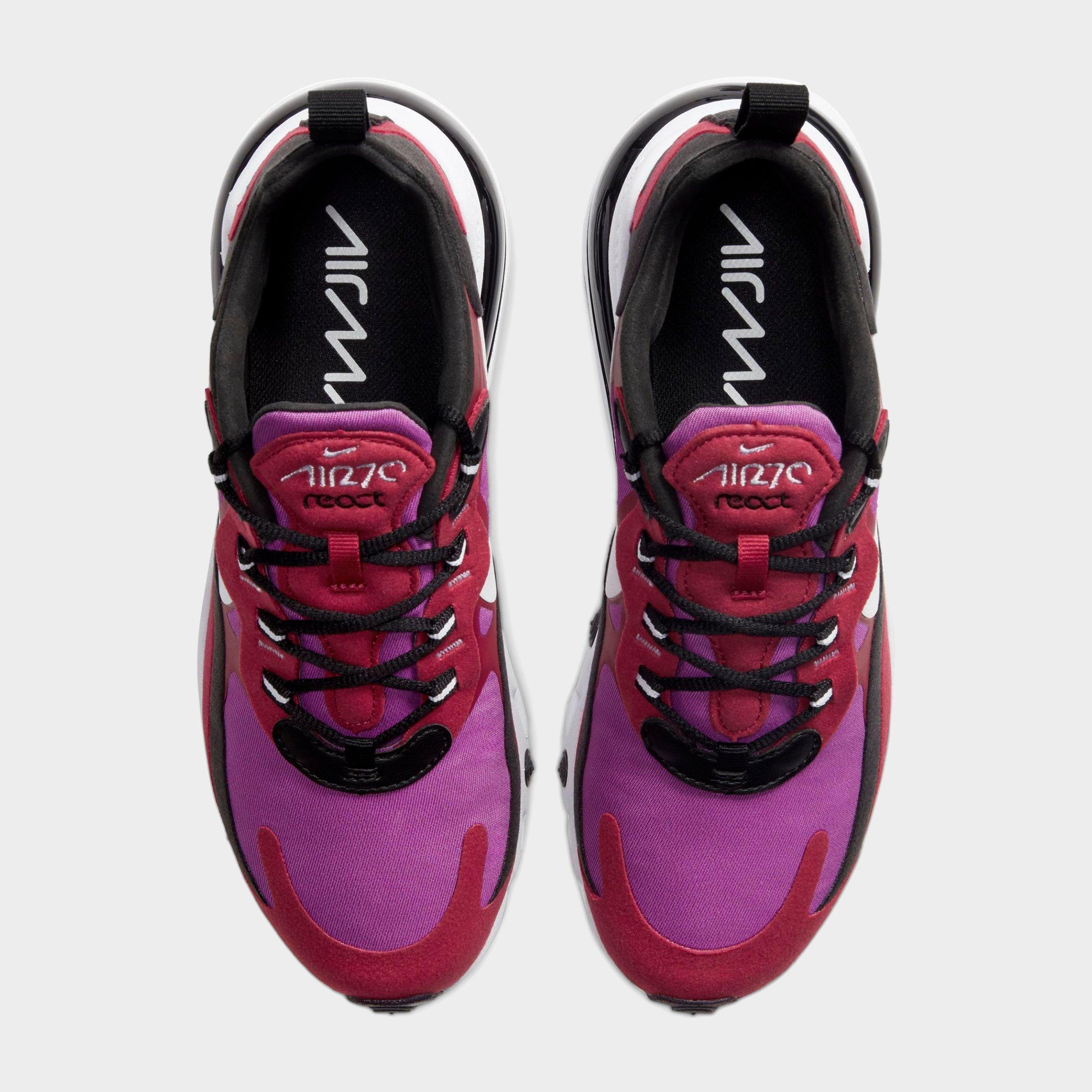 nike air max 270 react vivid purple