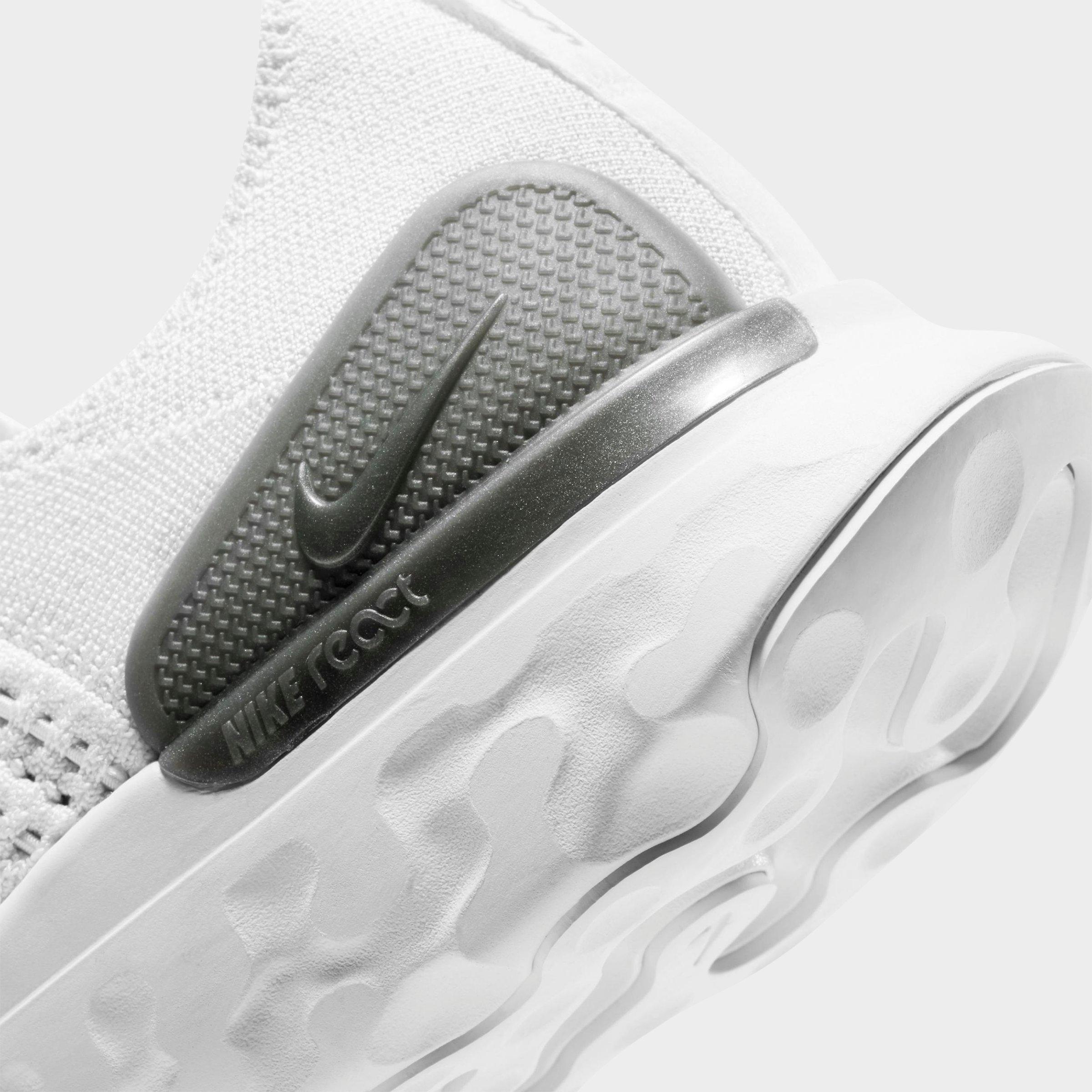 nike react phantom run flyknit 2 white pure platinum
