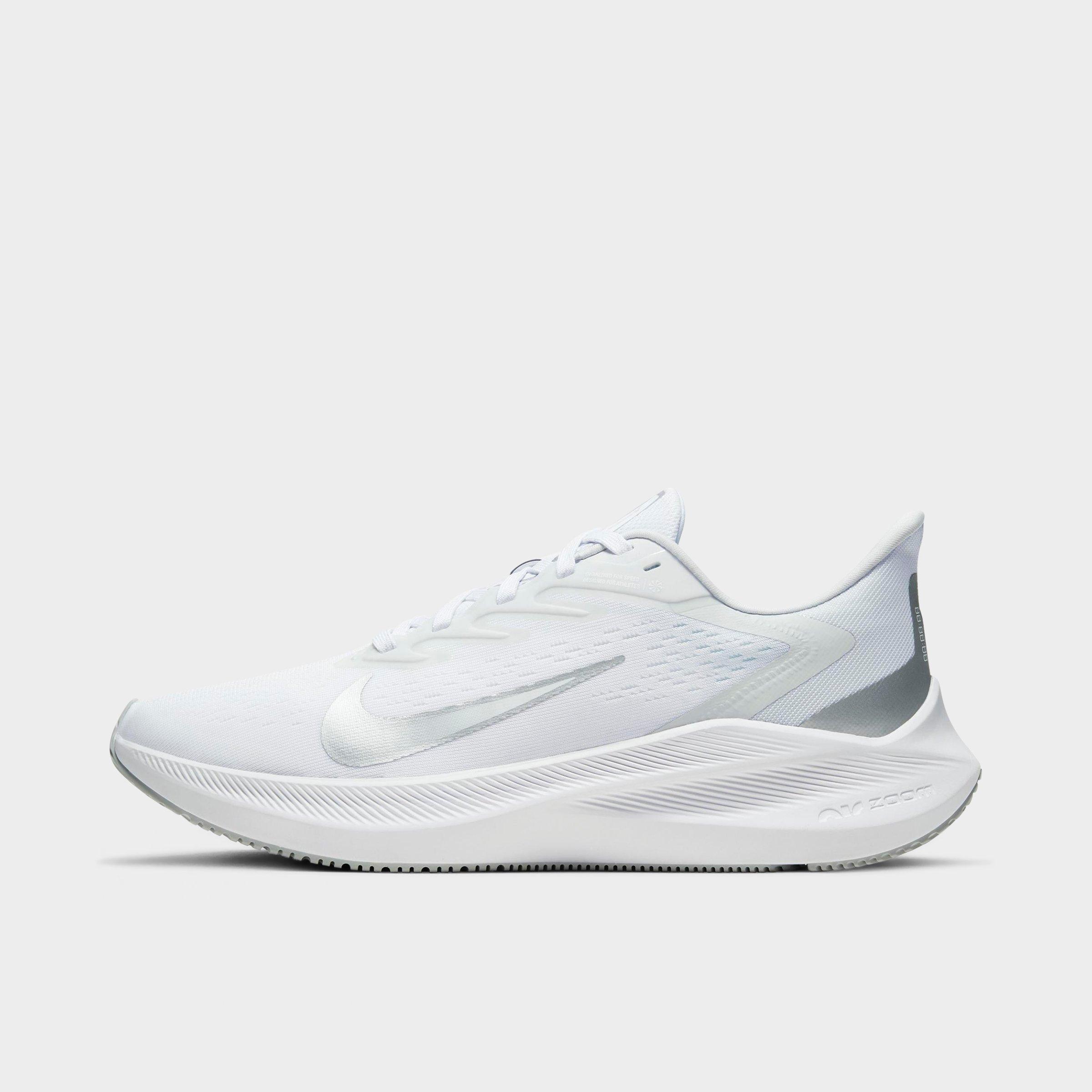 white nike running shoes womens