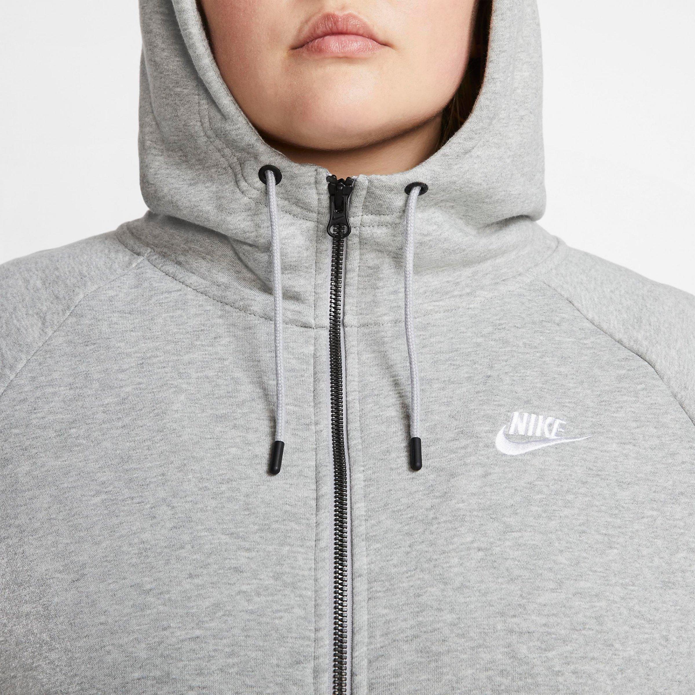 plus size zip hoodie