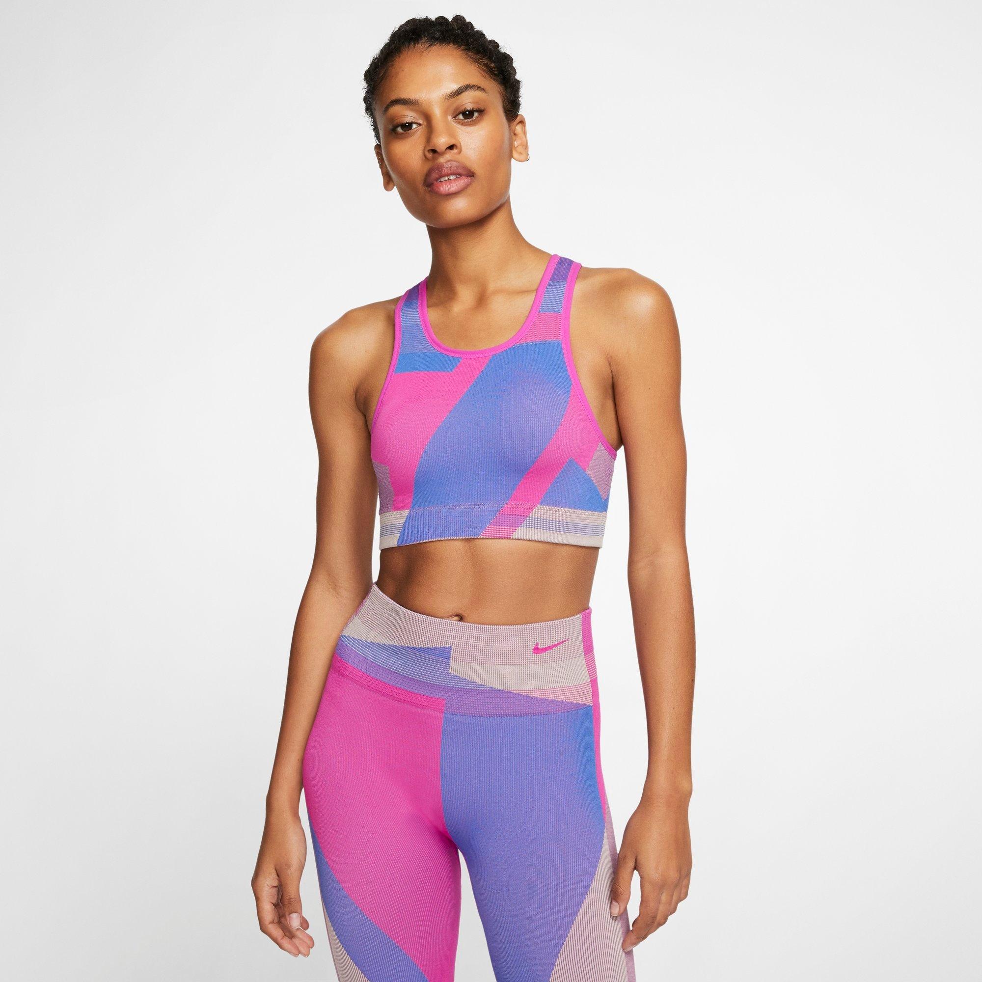 reebok women's seamless front interest sports bra