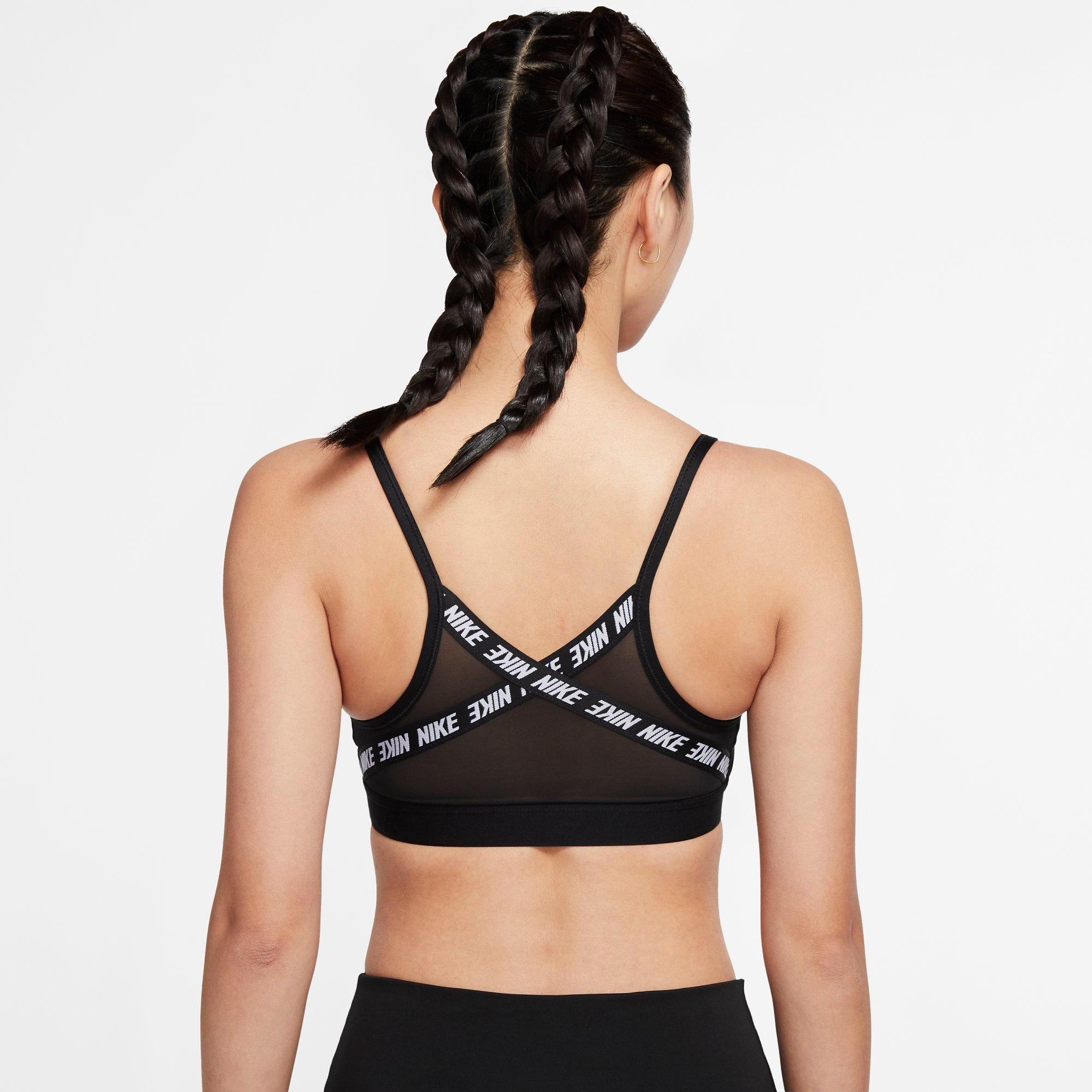 nike logo sports bra