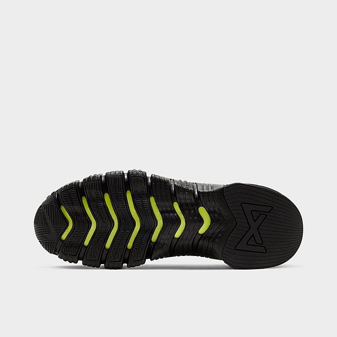 Bottom view of Nike Free Metcon 3 Training Shoes in Black/Volt/Anthracite Click to zoom