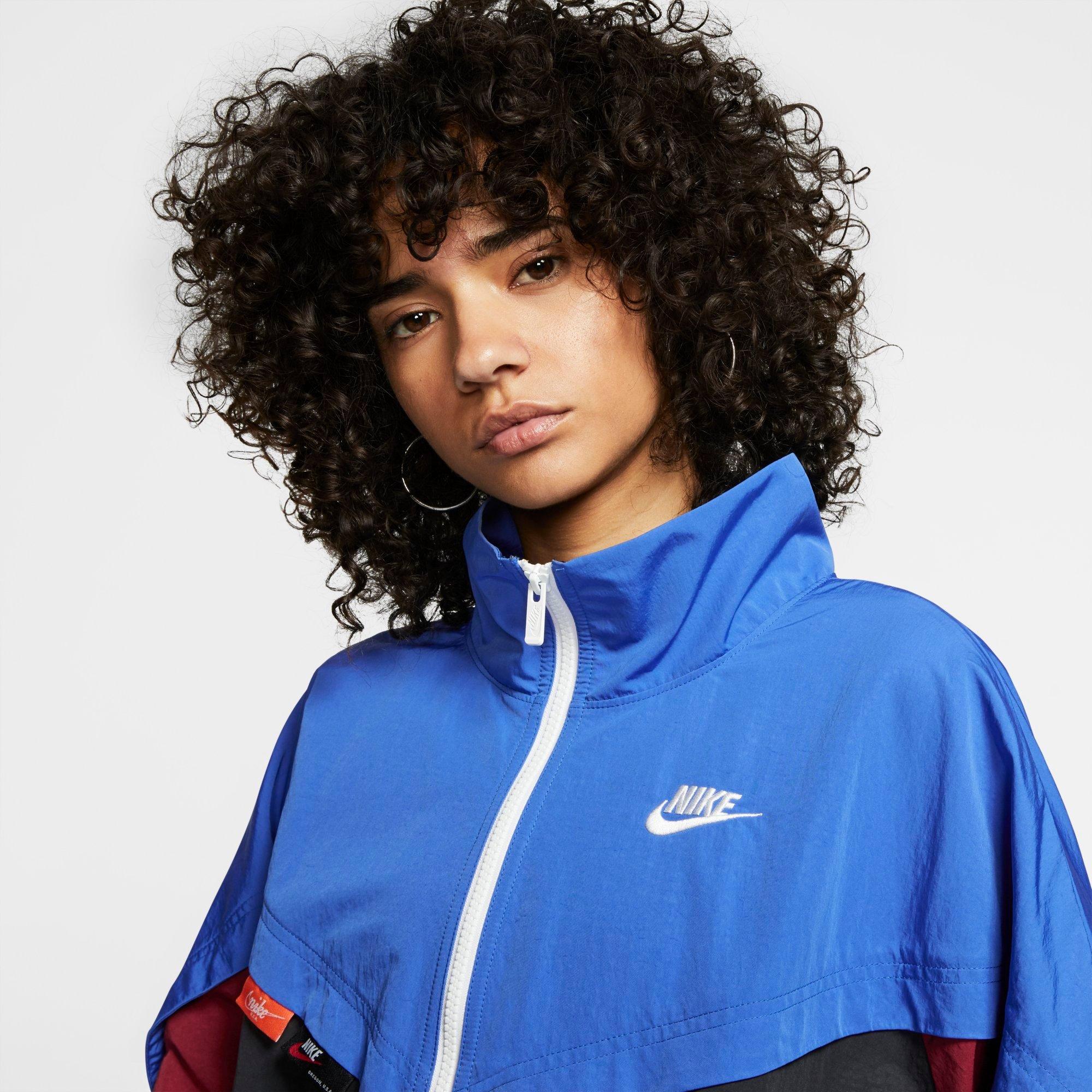 women's nike sportswear woven long track jacket