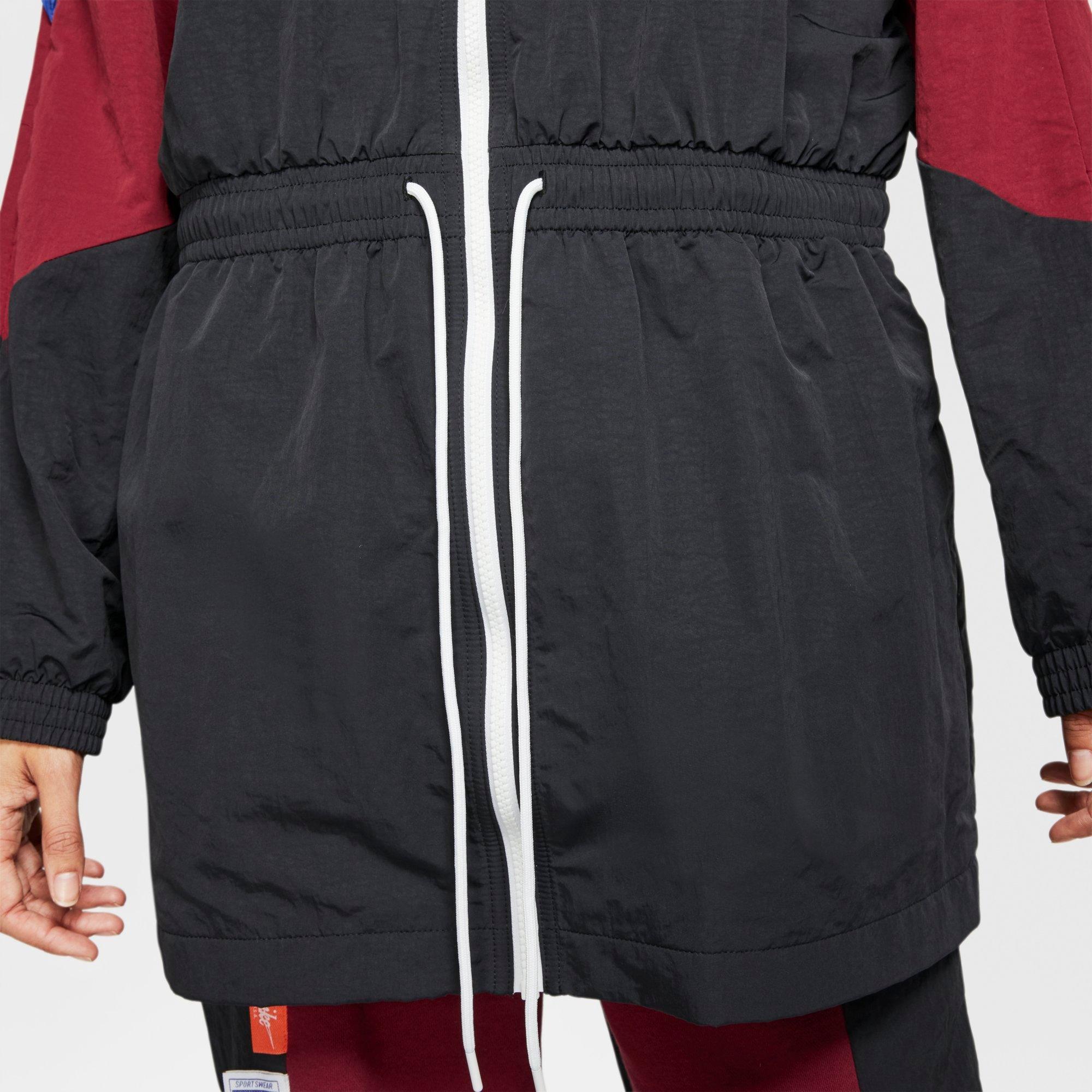 nike woven long jacket