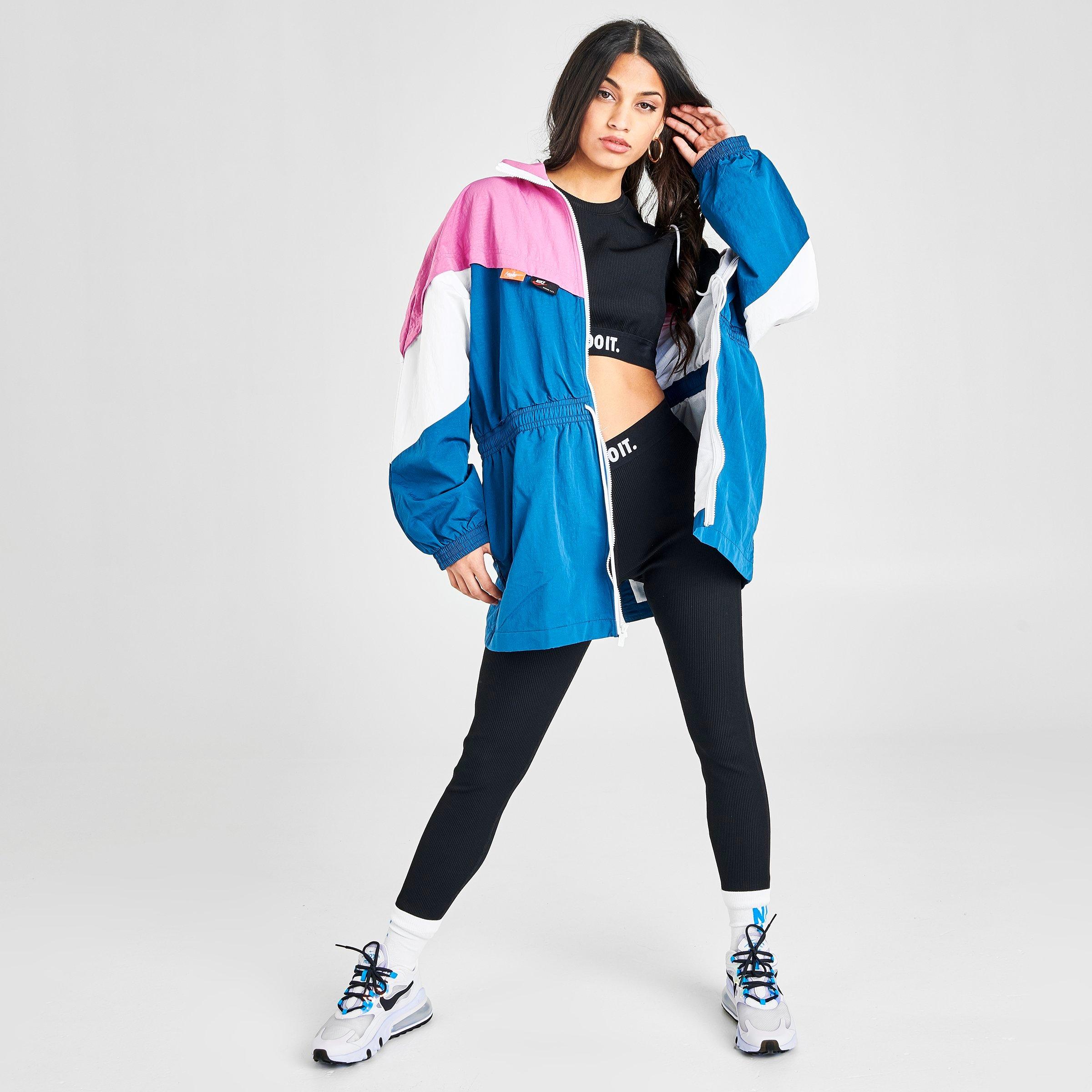 women's nike sportswear woven long track jacket