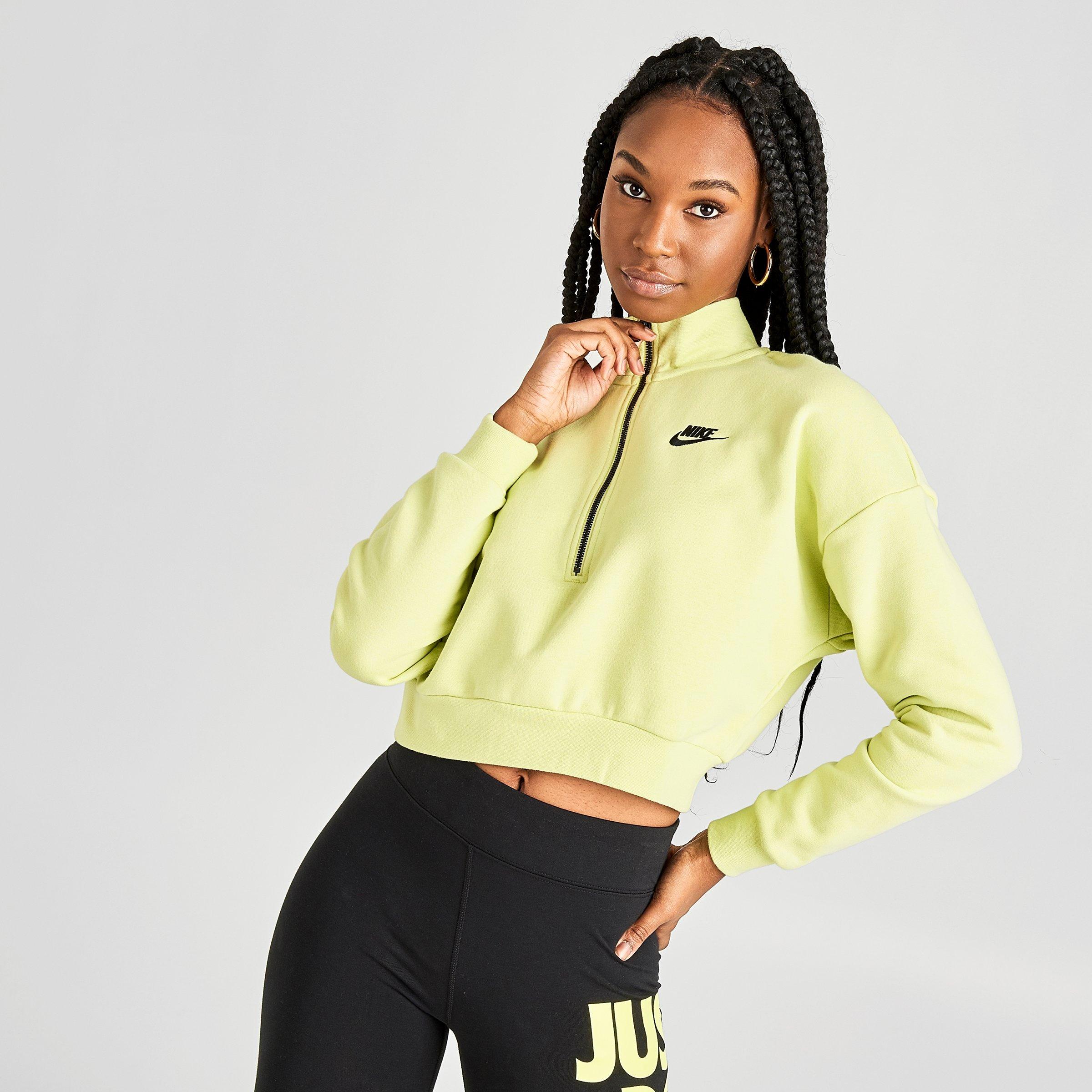 women's nike sportswear essential crop long sleeve top