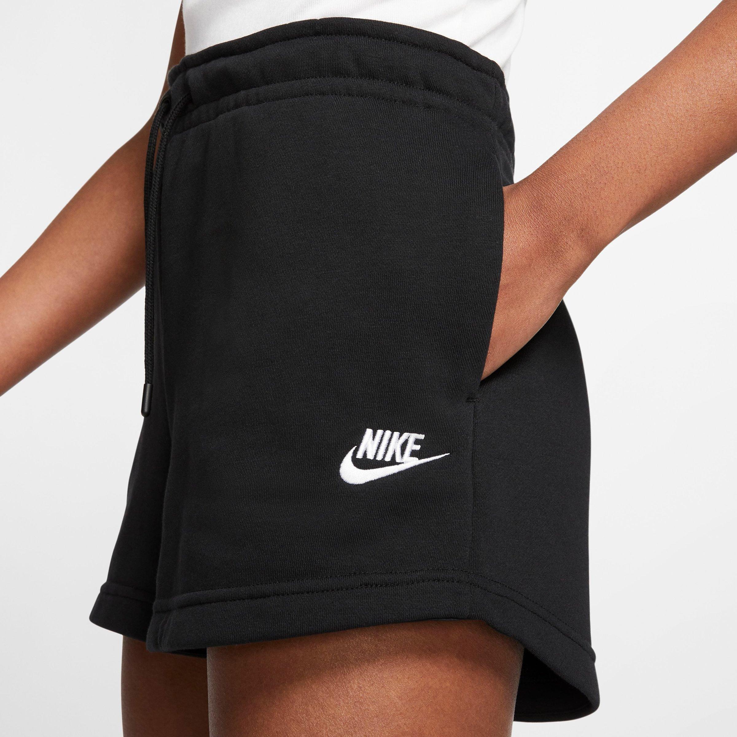 nike essential shorts black