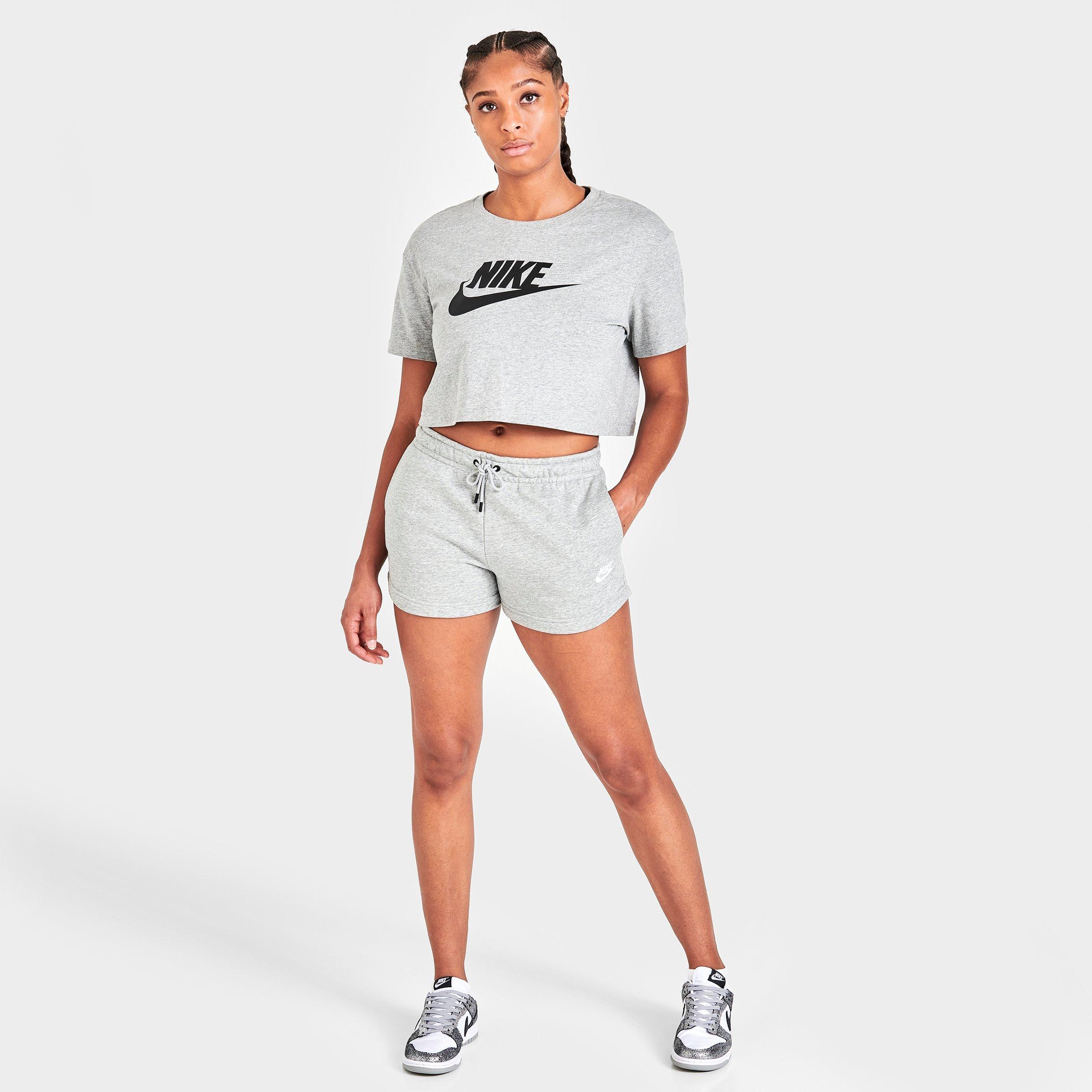 womens french terry shorts nike