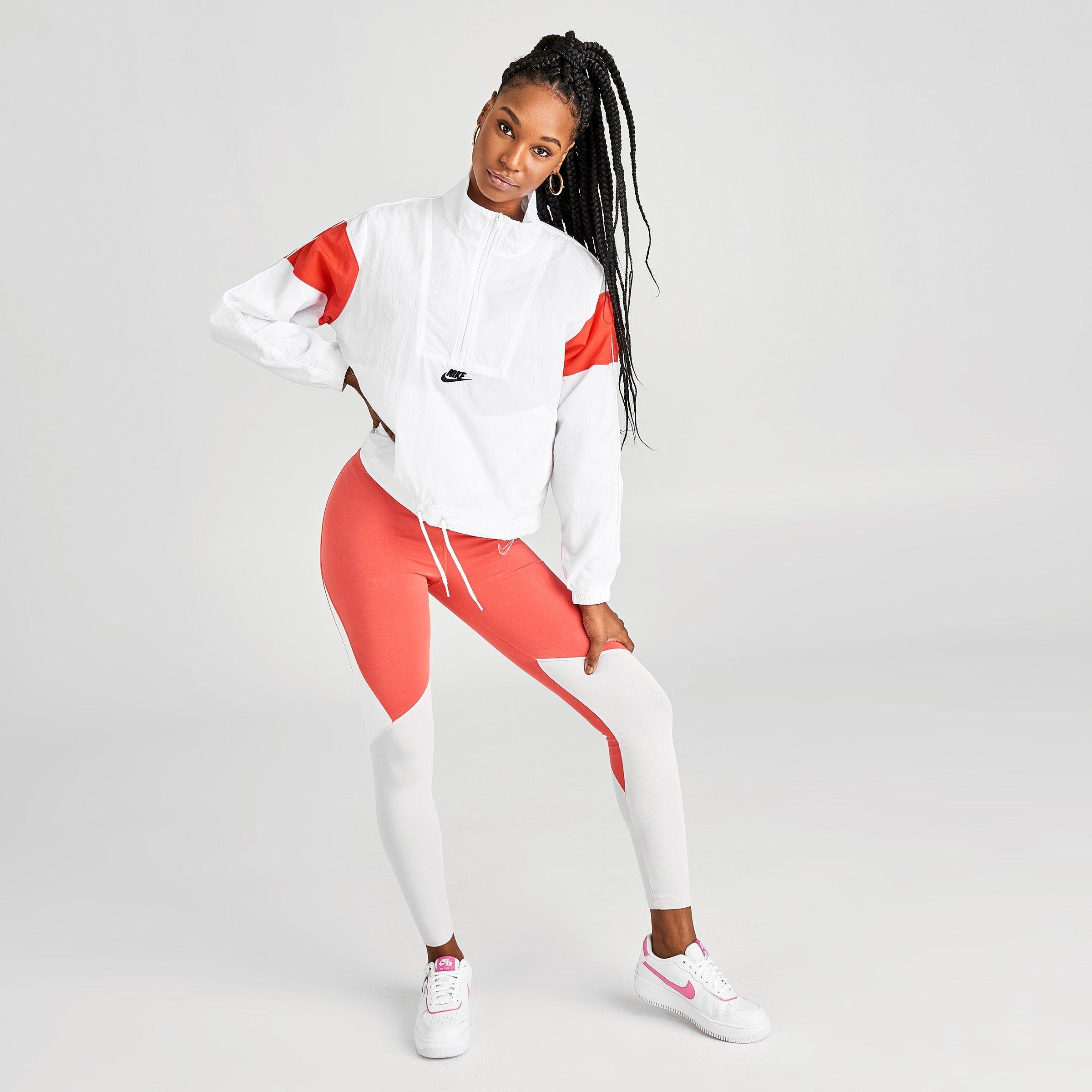 nike heritage red track pants