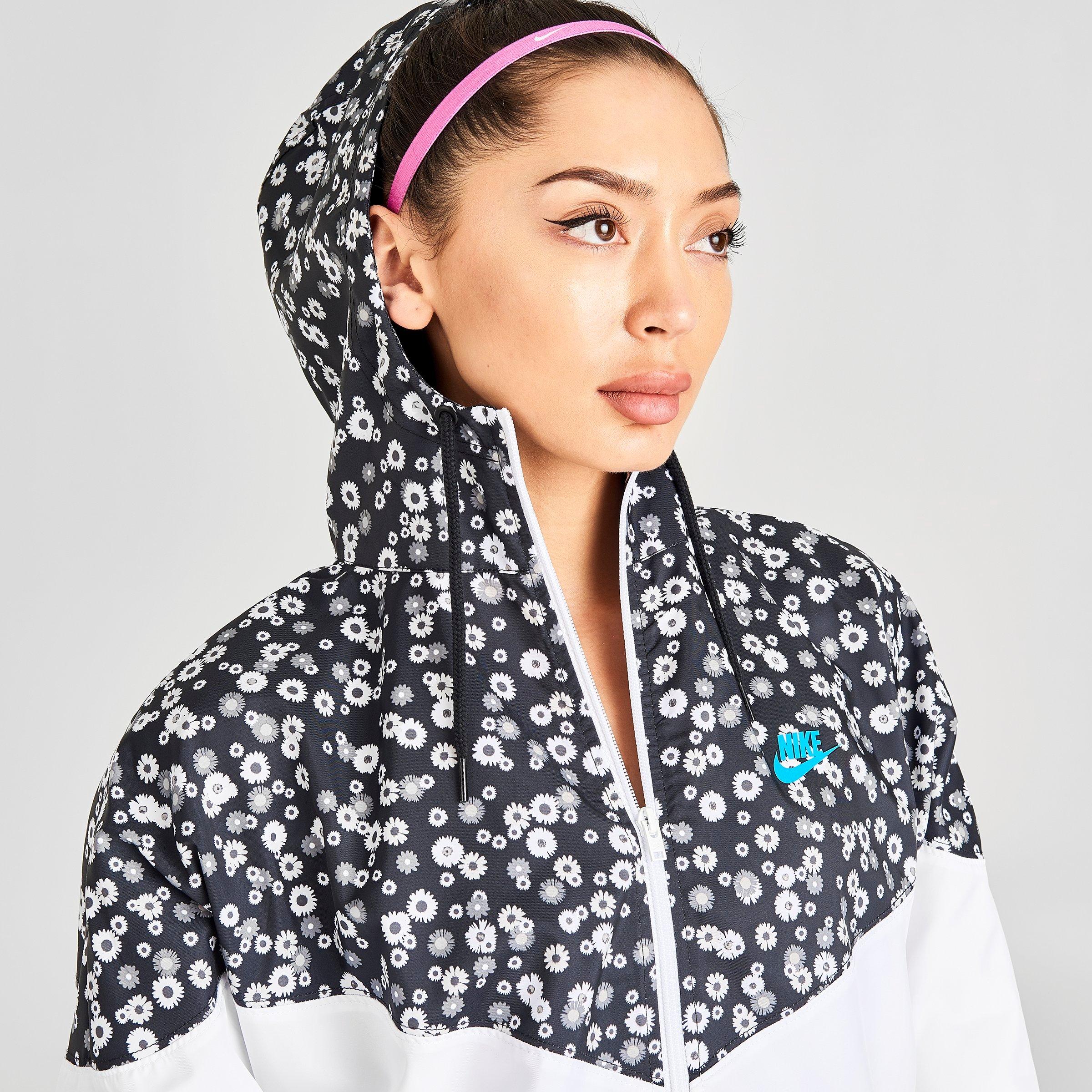 nike floral jacket women's