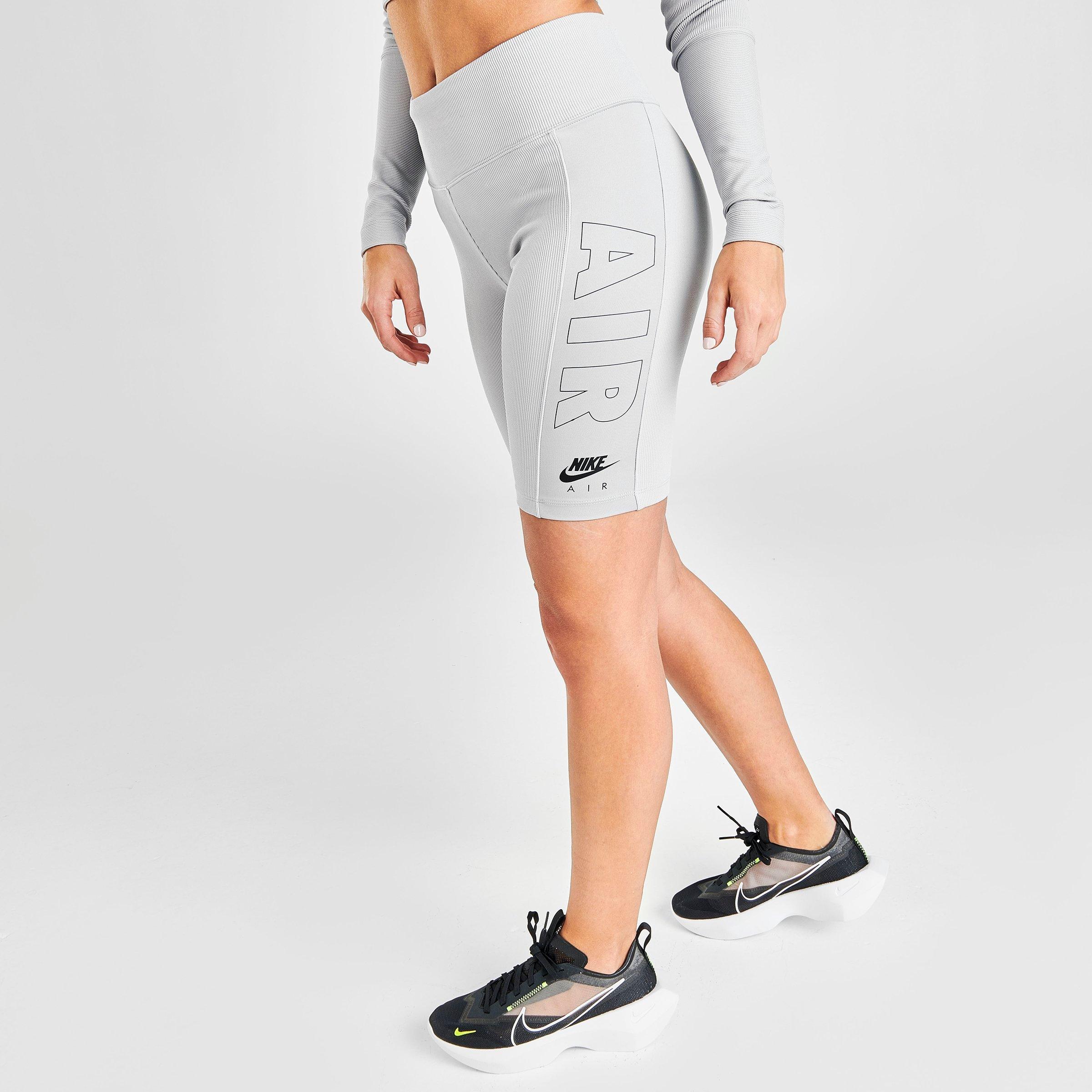 nike biker shorts white
