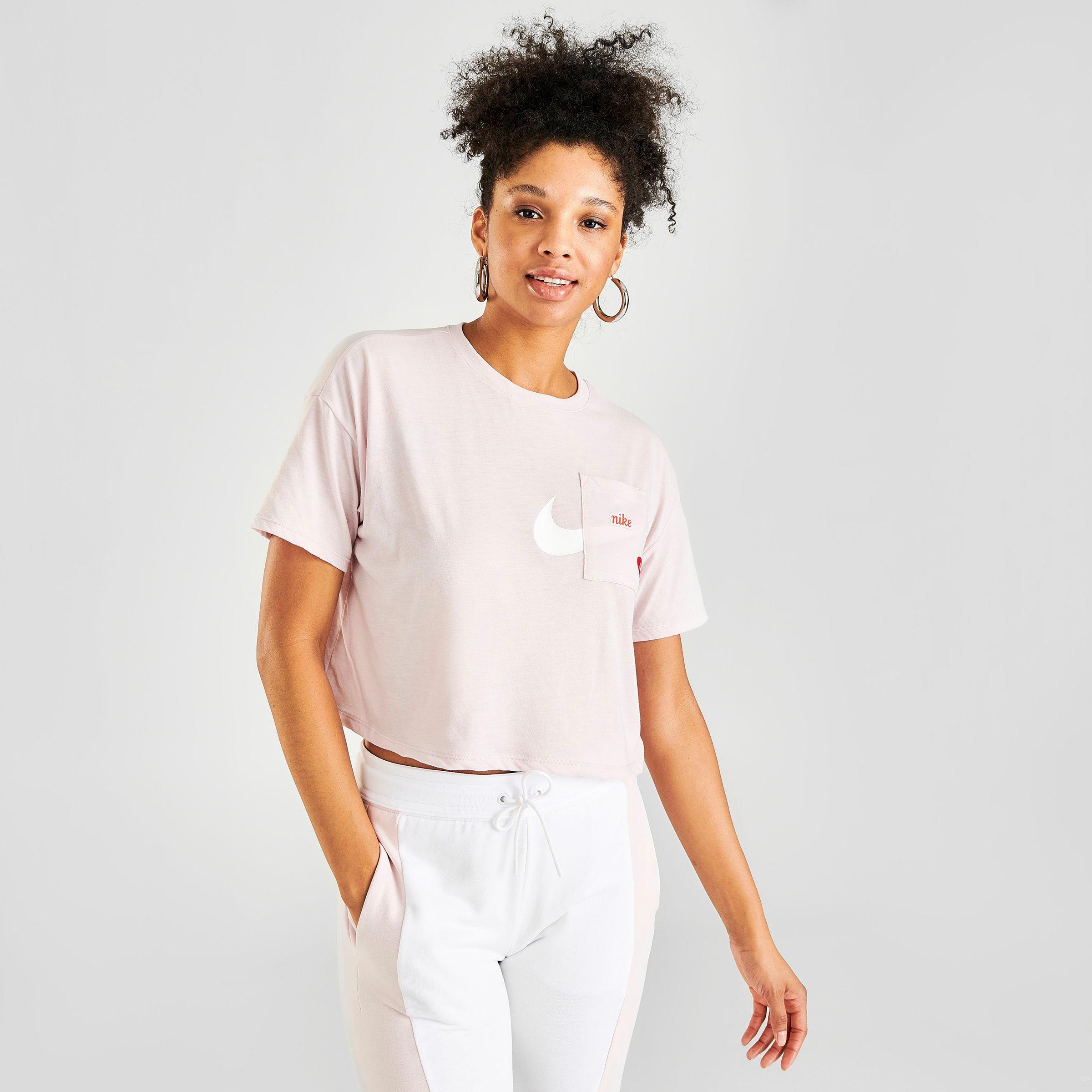 barely rose nike shirt