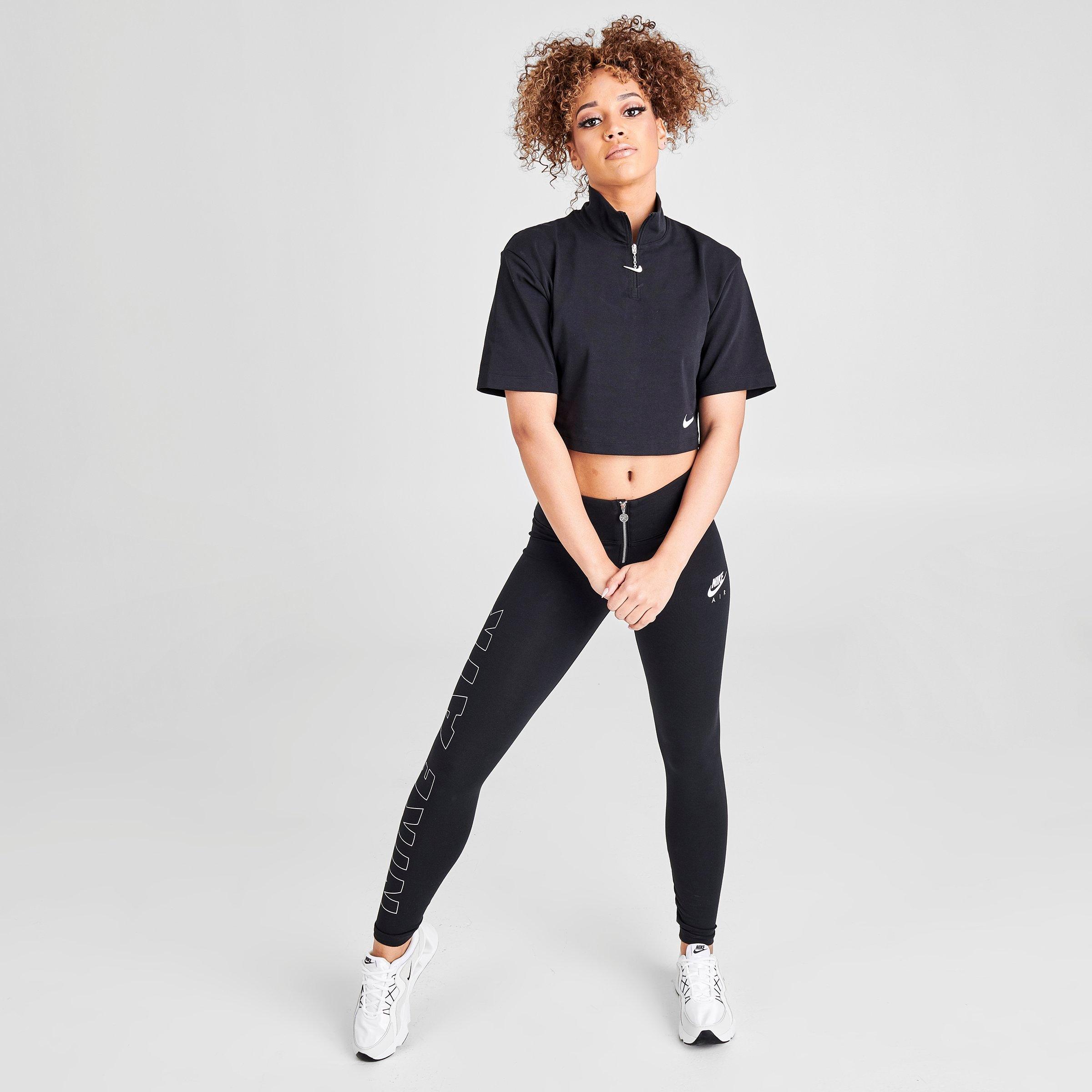 nike short sleeve mock neck shirts