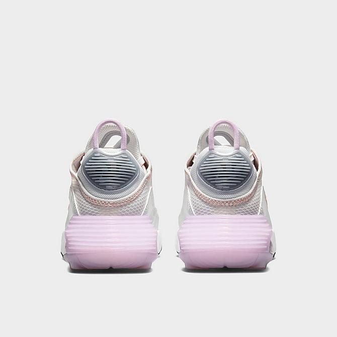 Left view of Big Kids' Nike Air Max 2090 Casual Shoes in Platinum Tint/Light Violet-Metallic Platinum Click to zoom