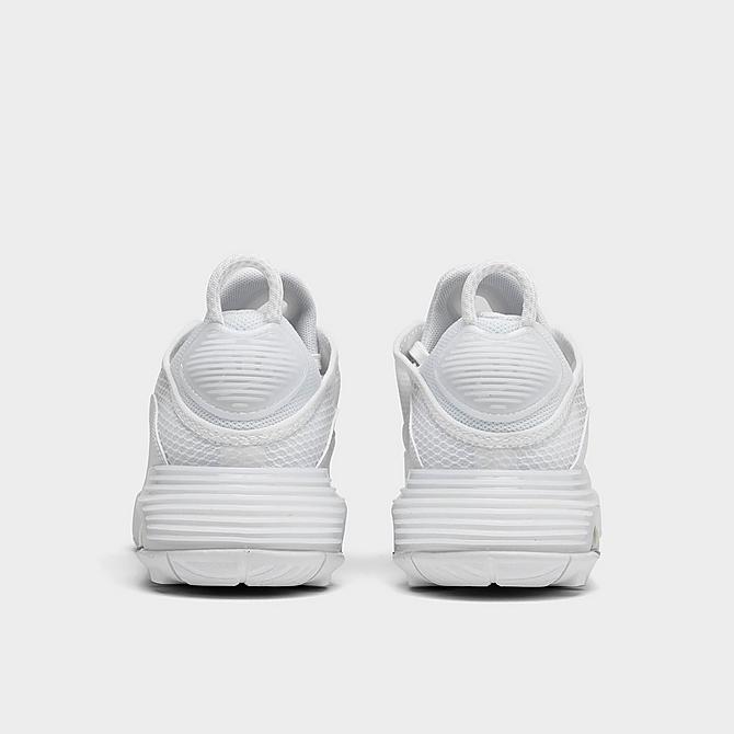 Left view of Big Kids' Nike Air Max 2090 Casual Shoes in White/Wolf Grey/White/Pure Platinum Click to zoom
