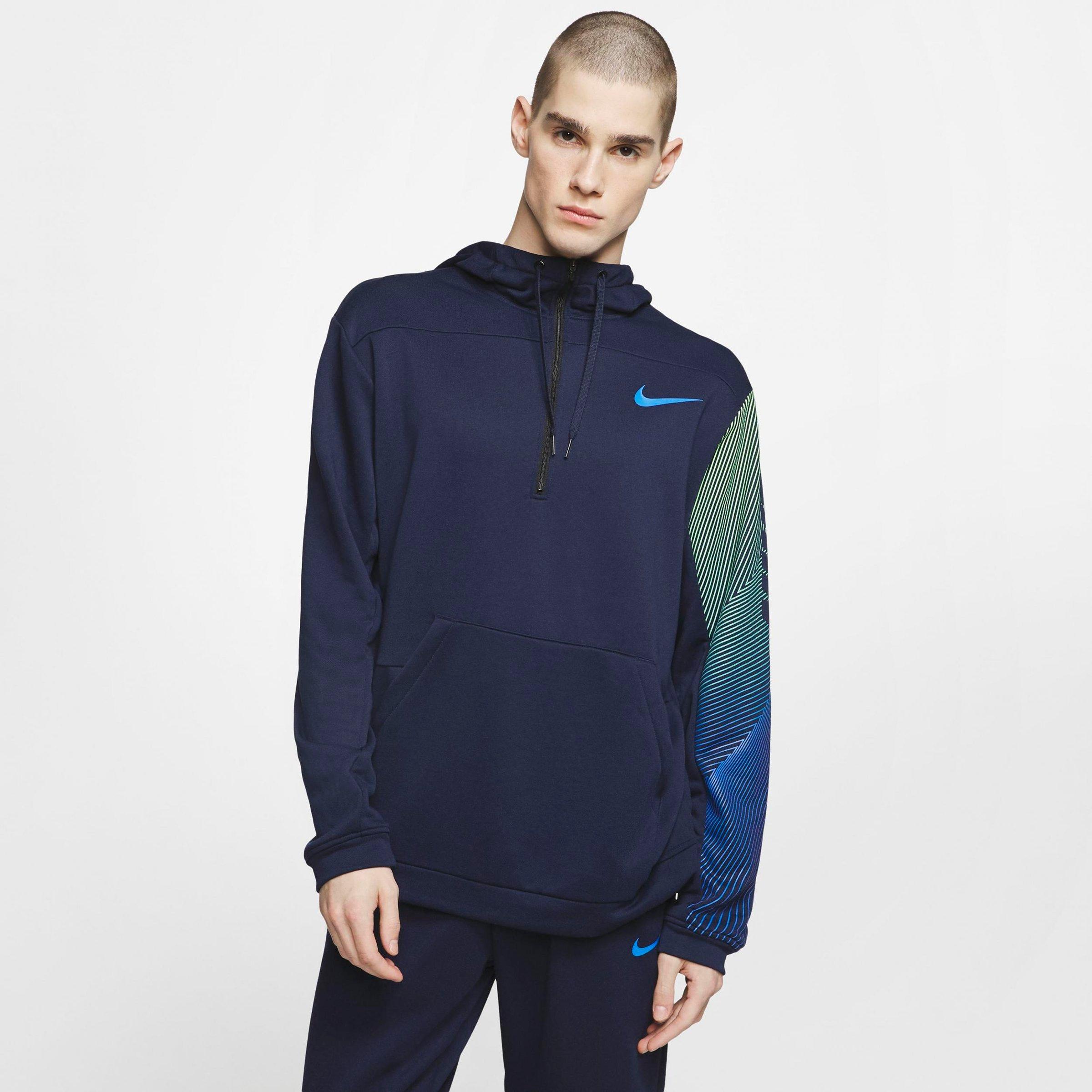 nike dri fit half zip mens