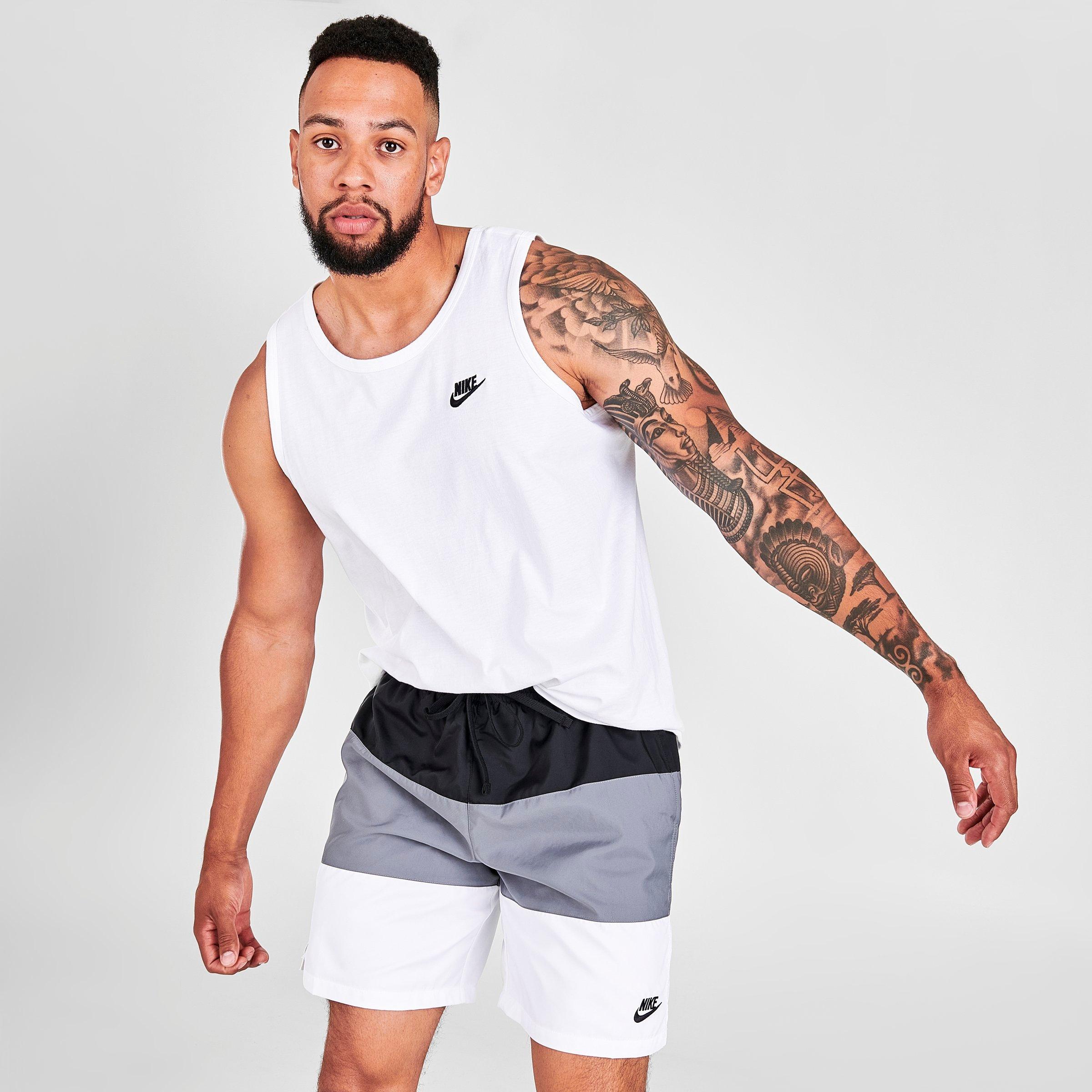 nike knee length shorts