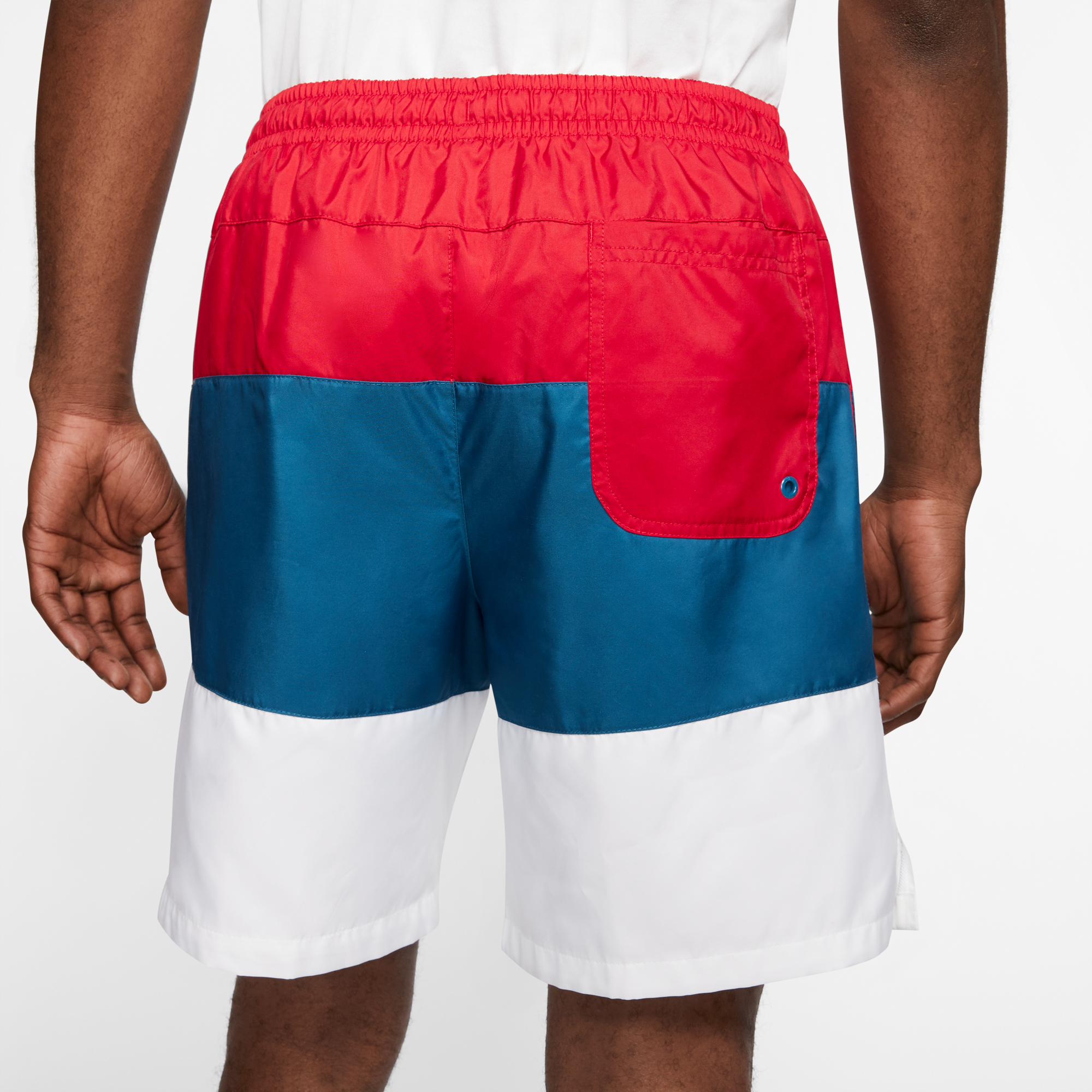 red white blue nike shorts