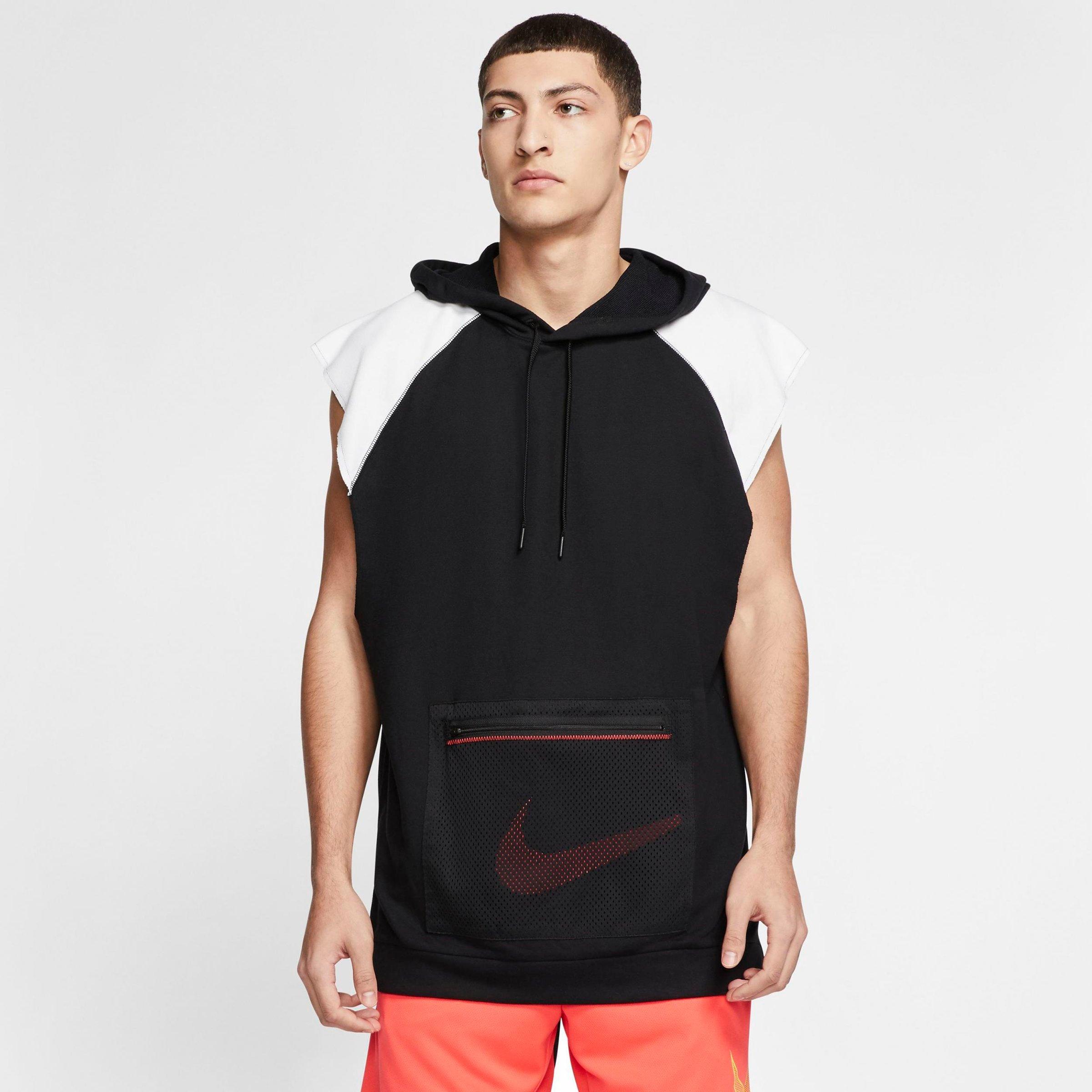 nike hoodie cut off sleeves