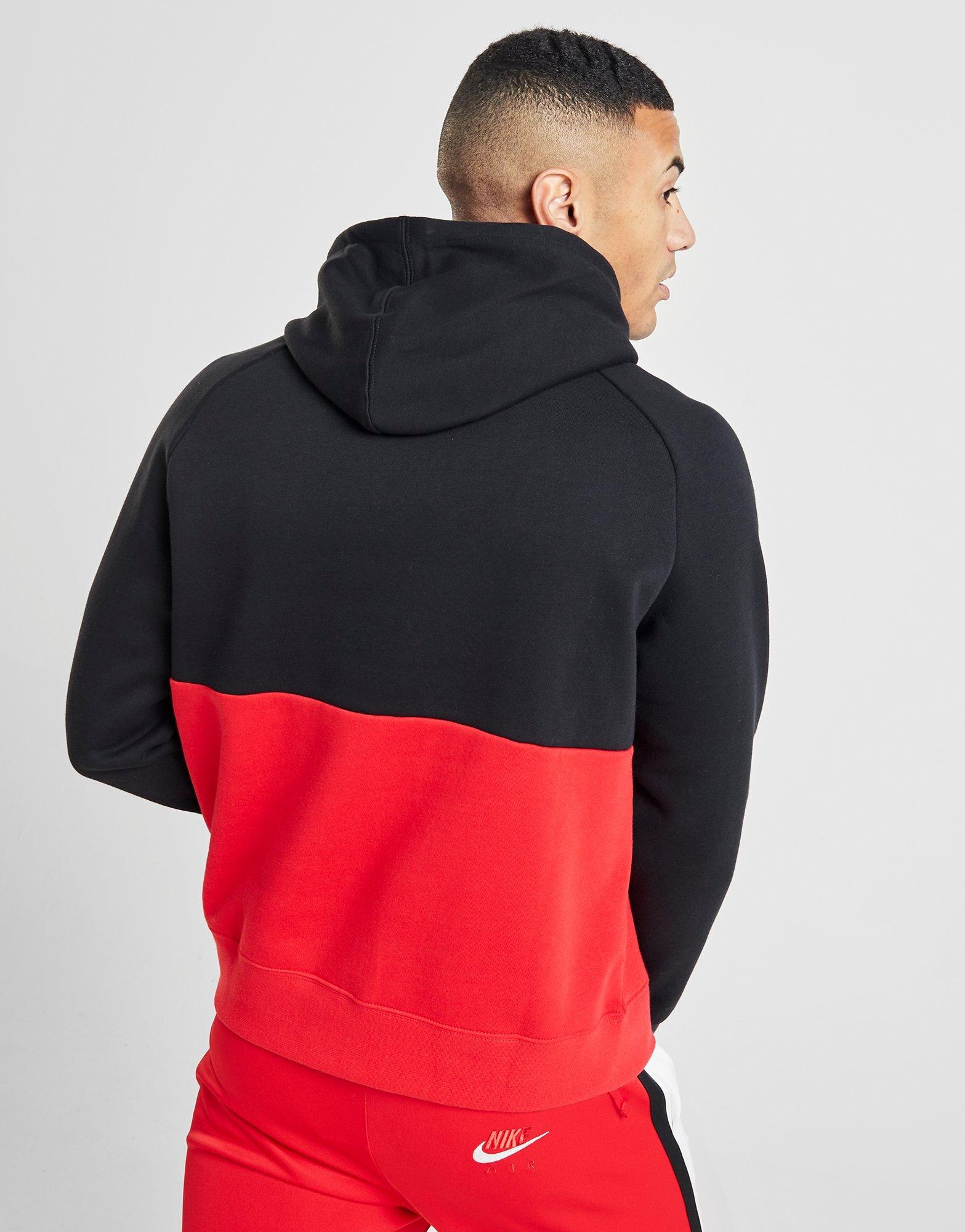 nike colorblock fleece sweatshirt