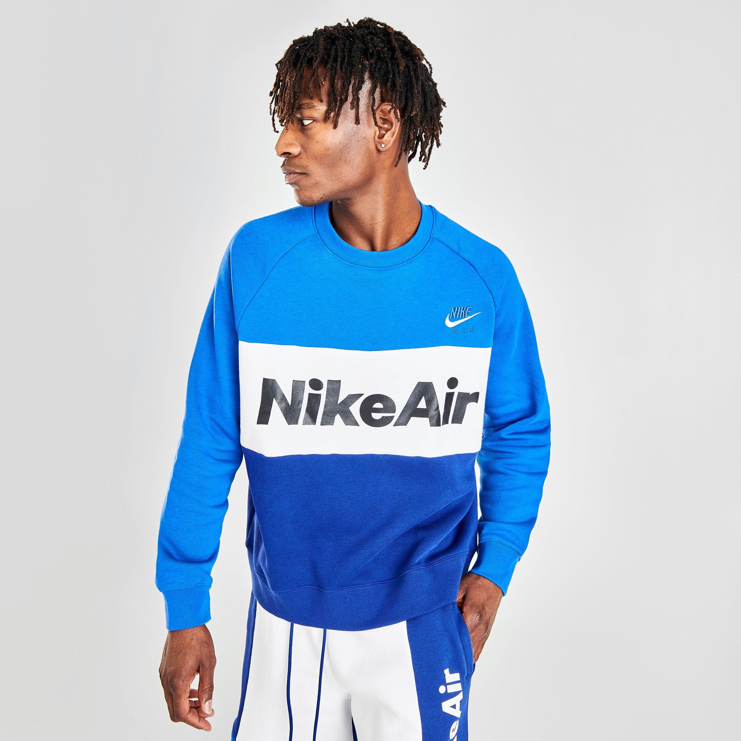 royal blue nike crewneck sweatshirt