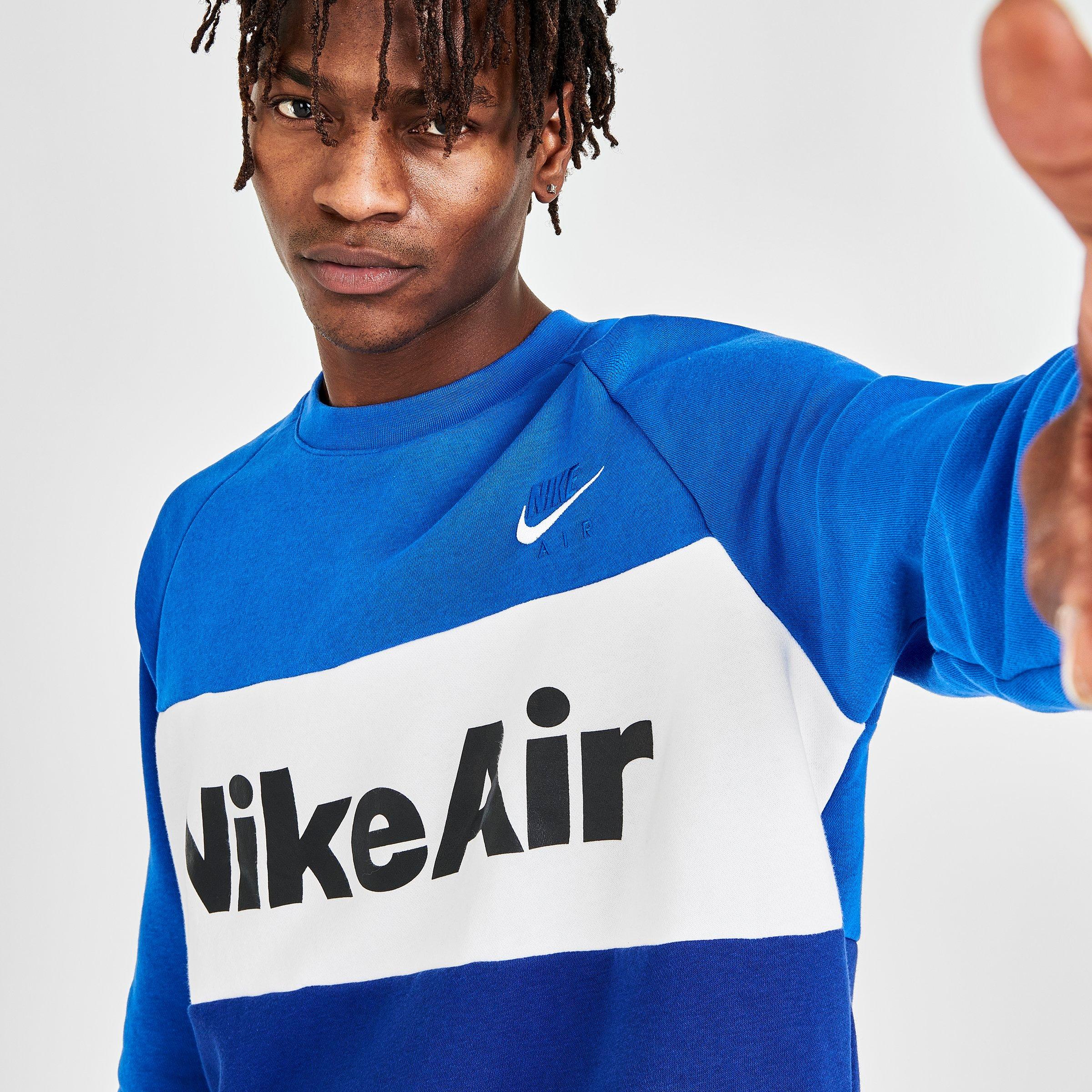 nike air colourblock crew sweatshirt