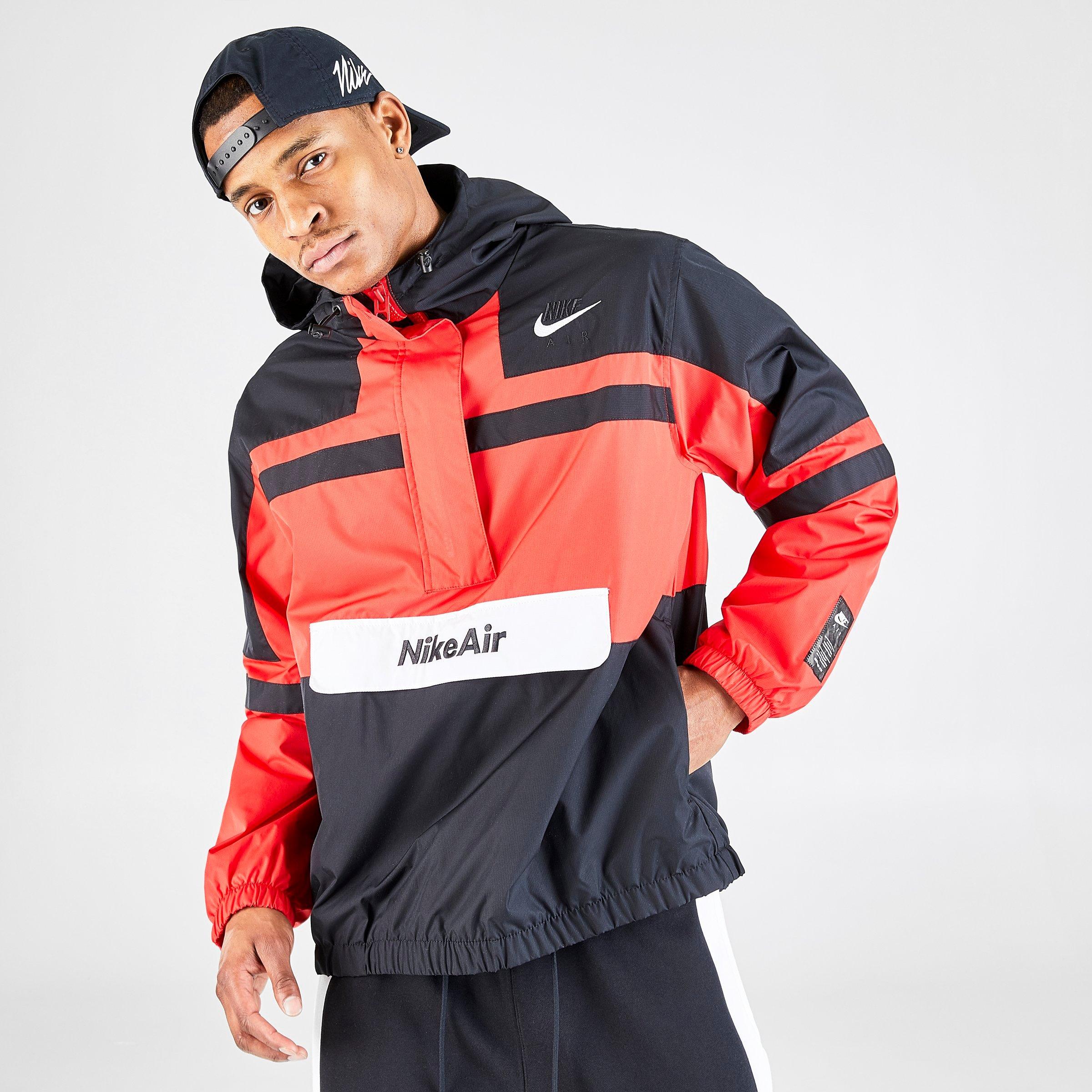 nike air jacket red 