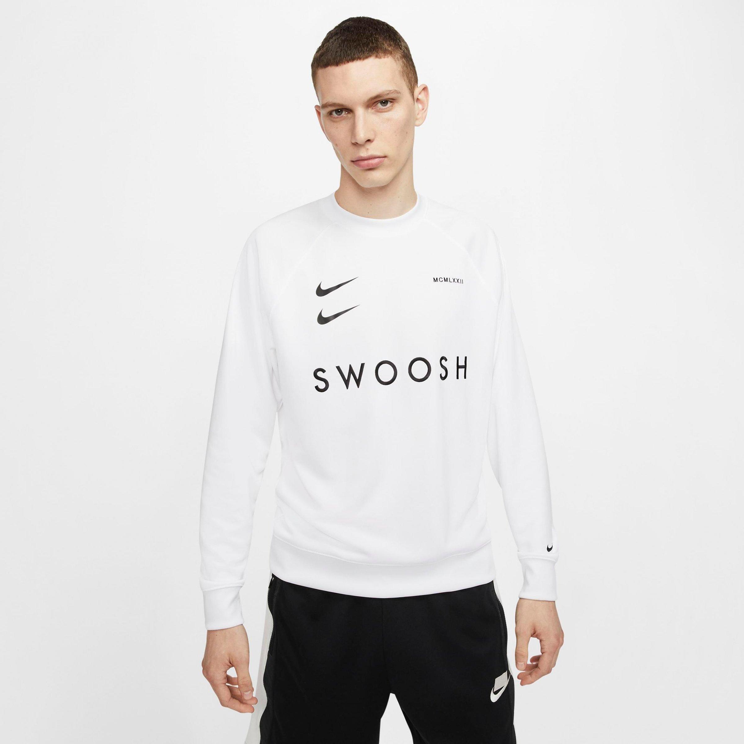 nike crewneck white