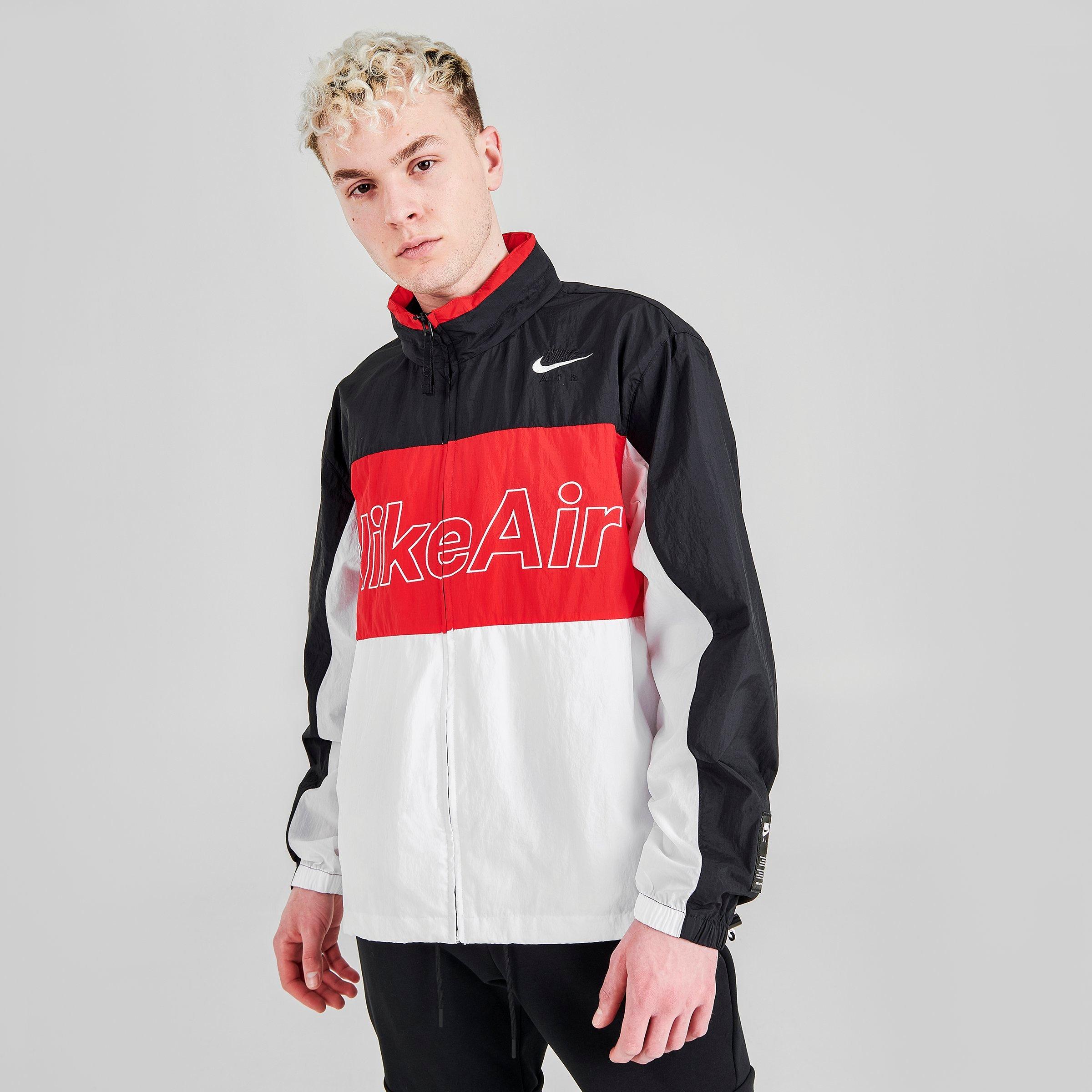 hooded woven anorak