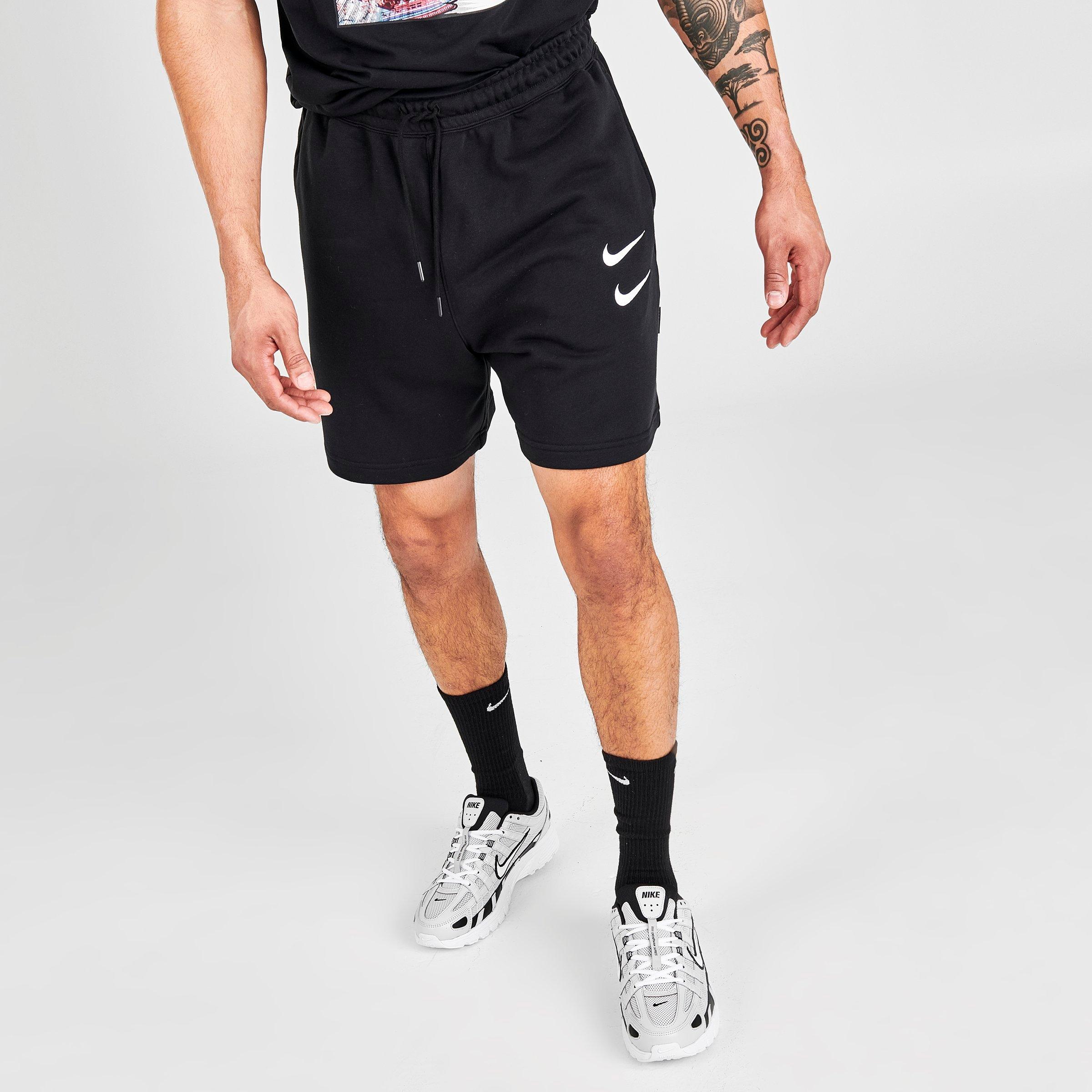 mens nike double swoosh shorts