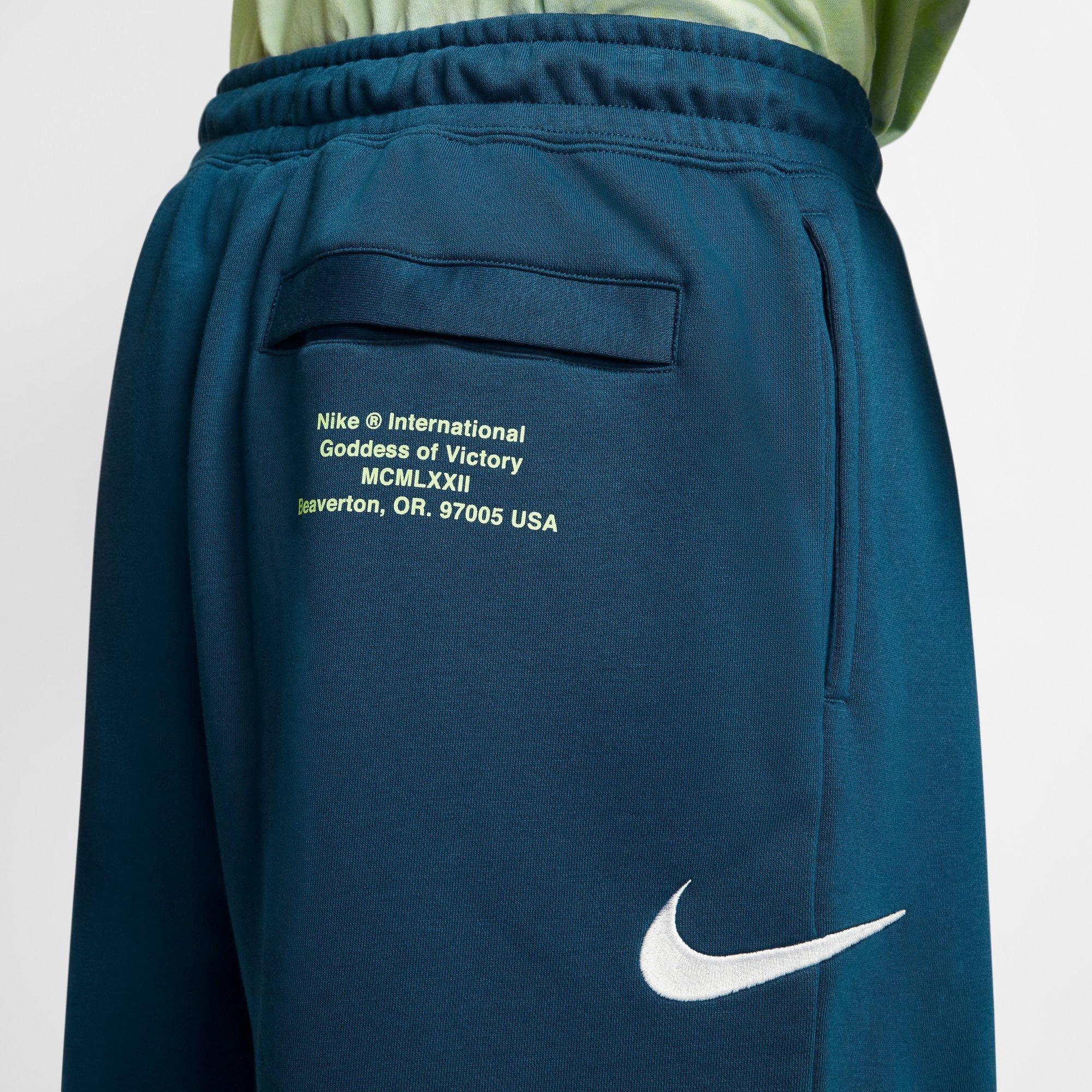 nike sportswear swoosh men's french terry shorts