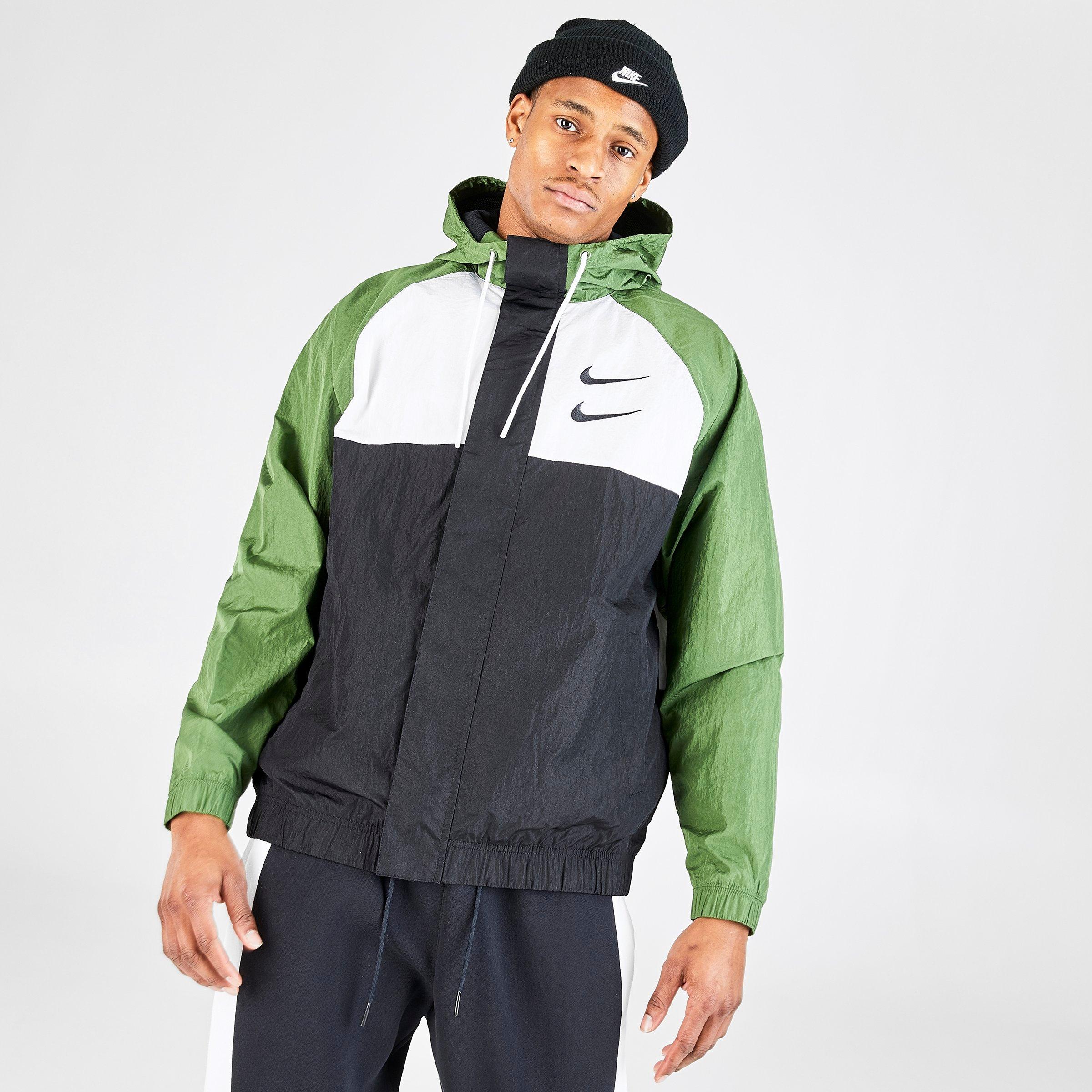 nike swoosh hooded jacket