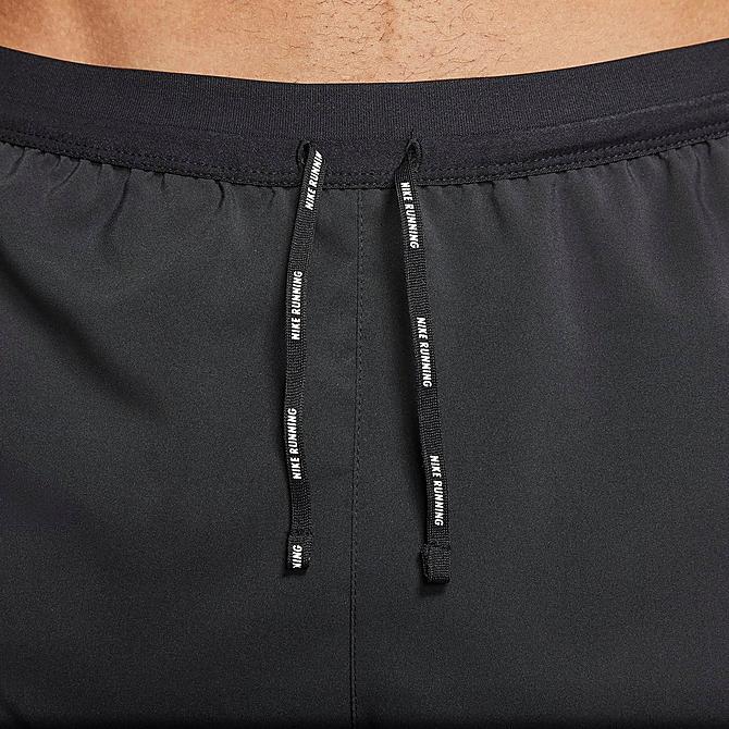 On Model 6 view of Men's Nike Flex Stride 2-in-1 5" Shorts in Black Click to zoom