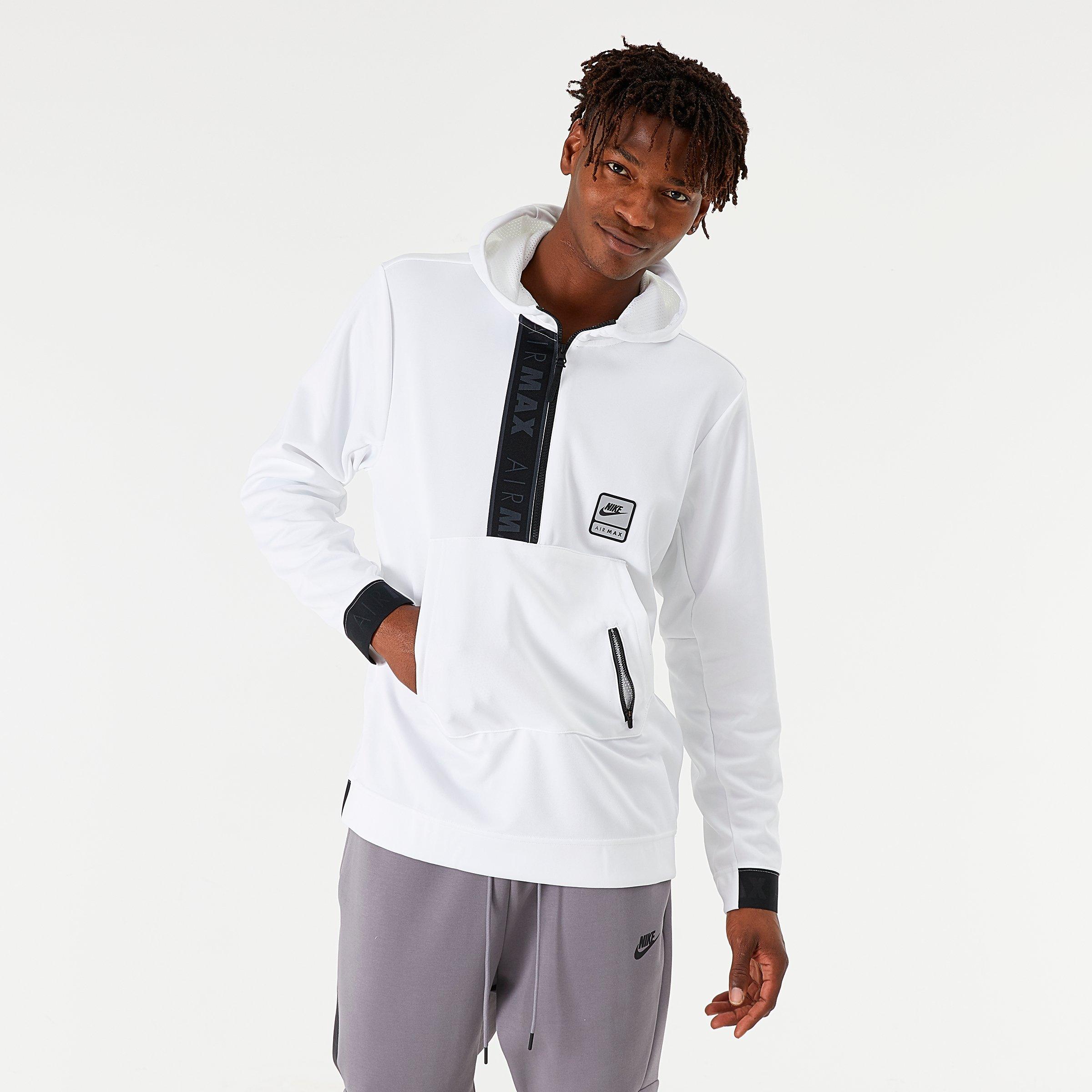 nike air max sweatshirt white