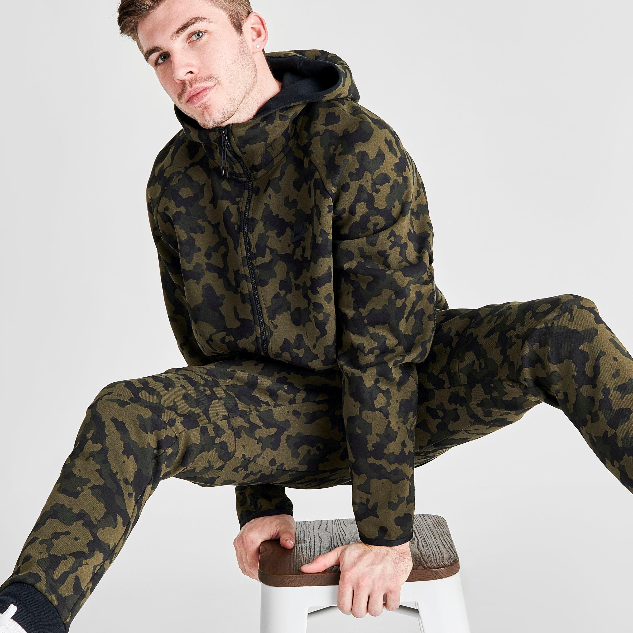 nike tech fleece hoodie camo