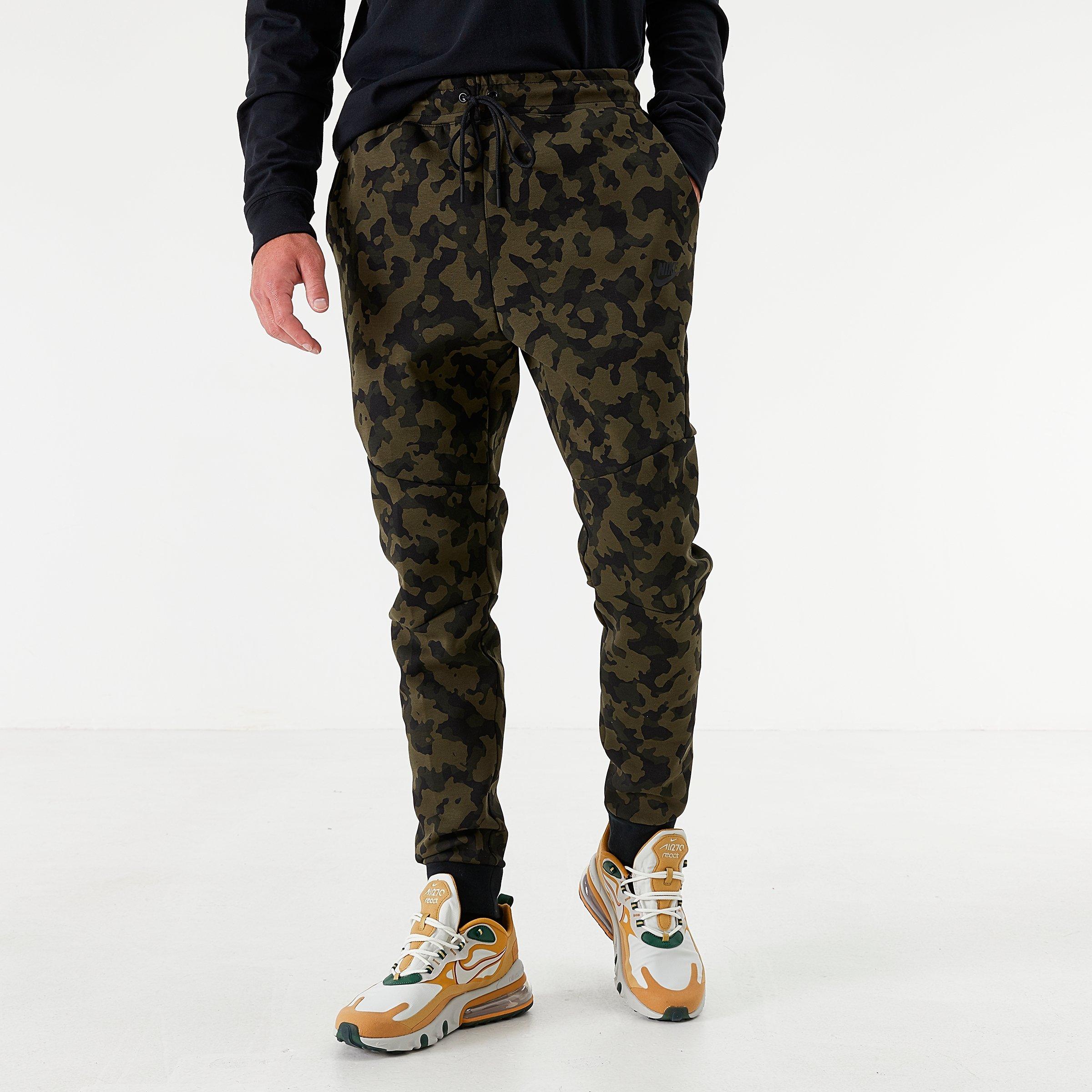 nike tech fleece camo joggers