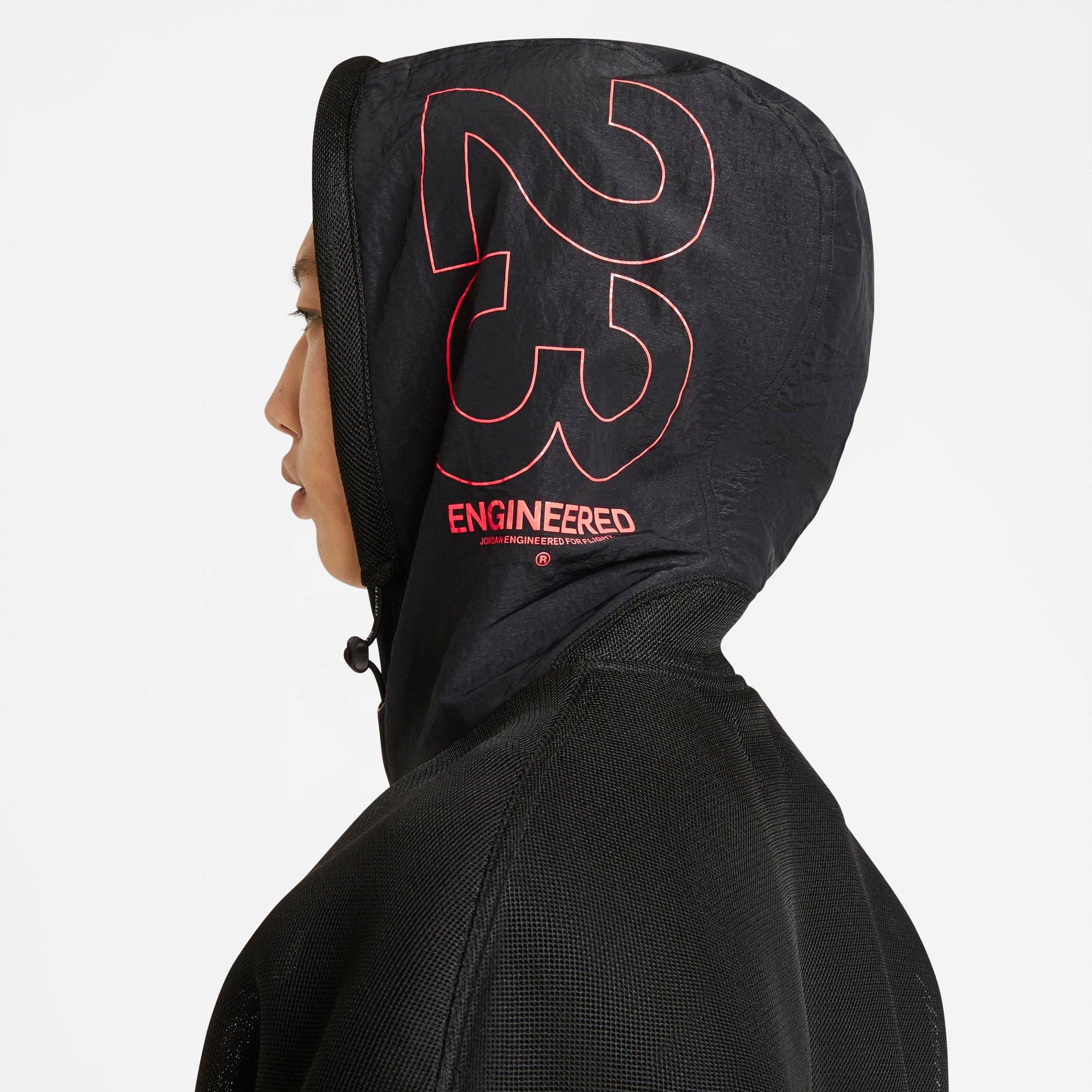 jordan 23 engineered hoodie black