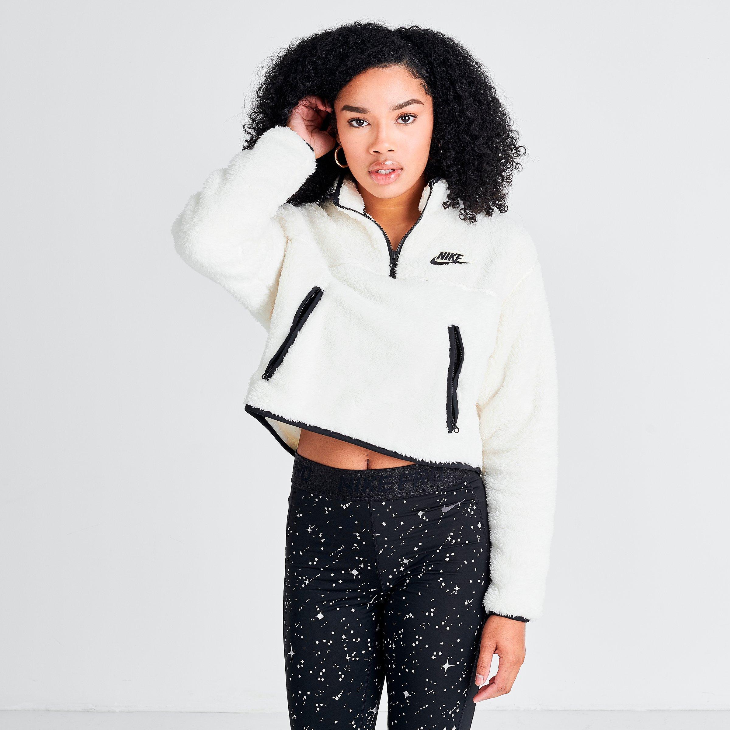 quarter zip crop top