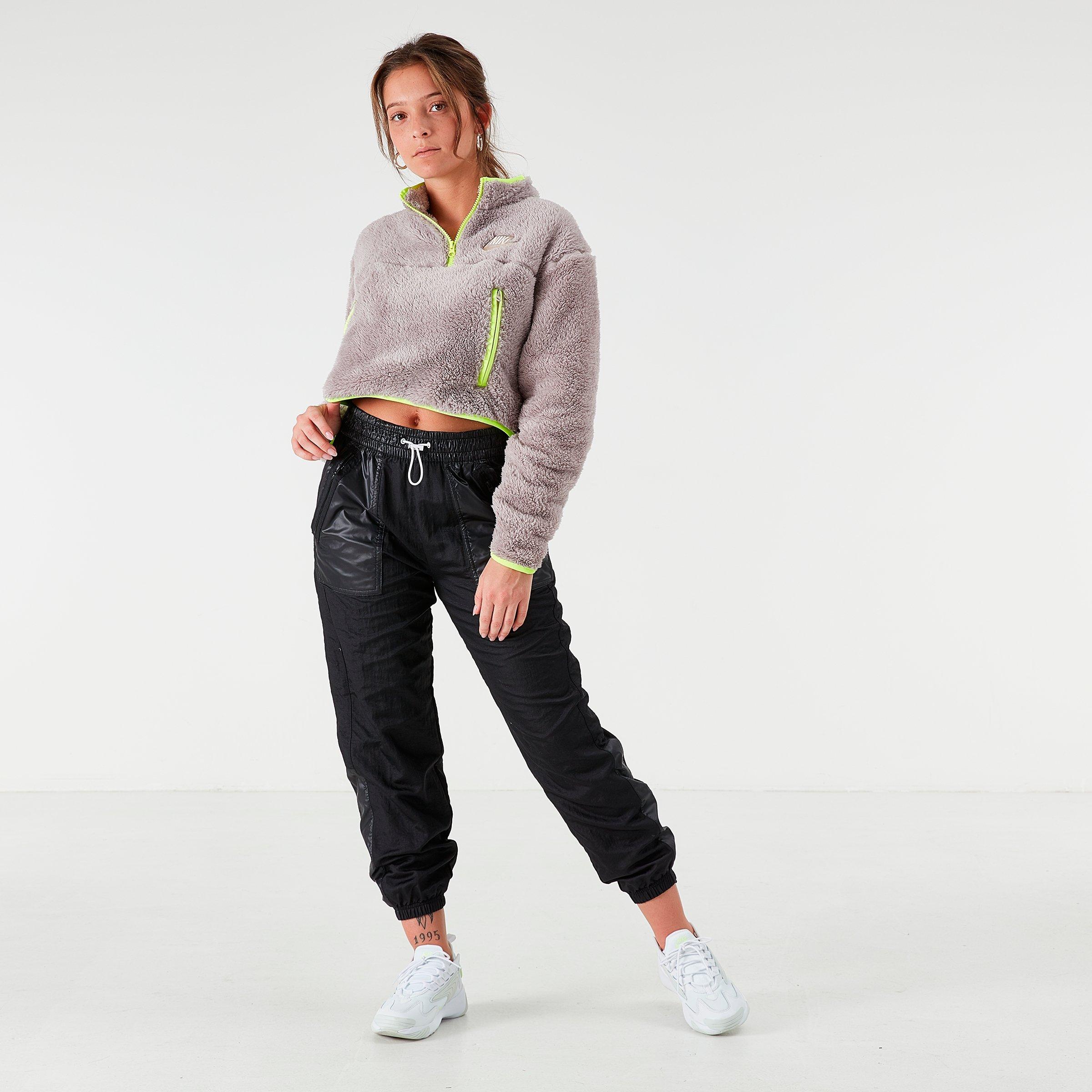 nike sherpa crop top