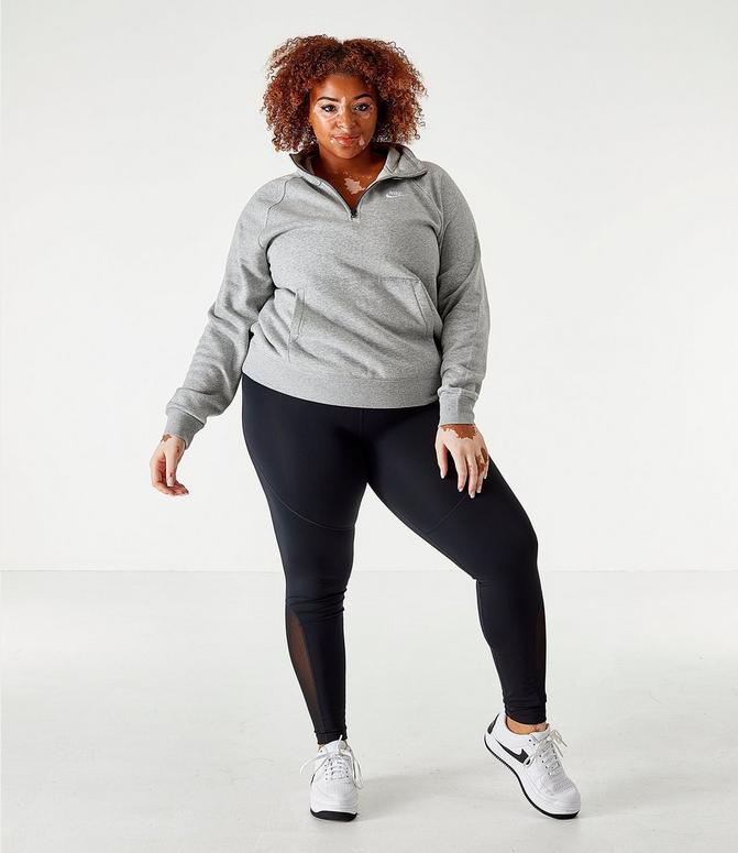 adidas essential 1/4 fleece track top womens adidas essential 1/4 fleece track top womens